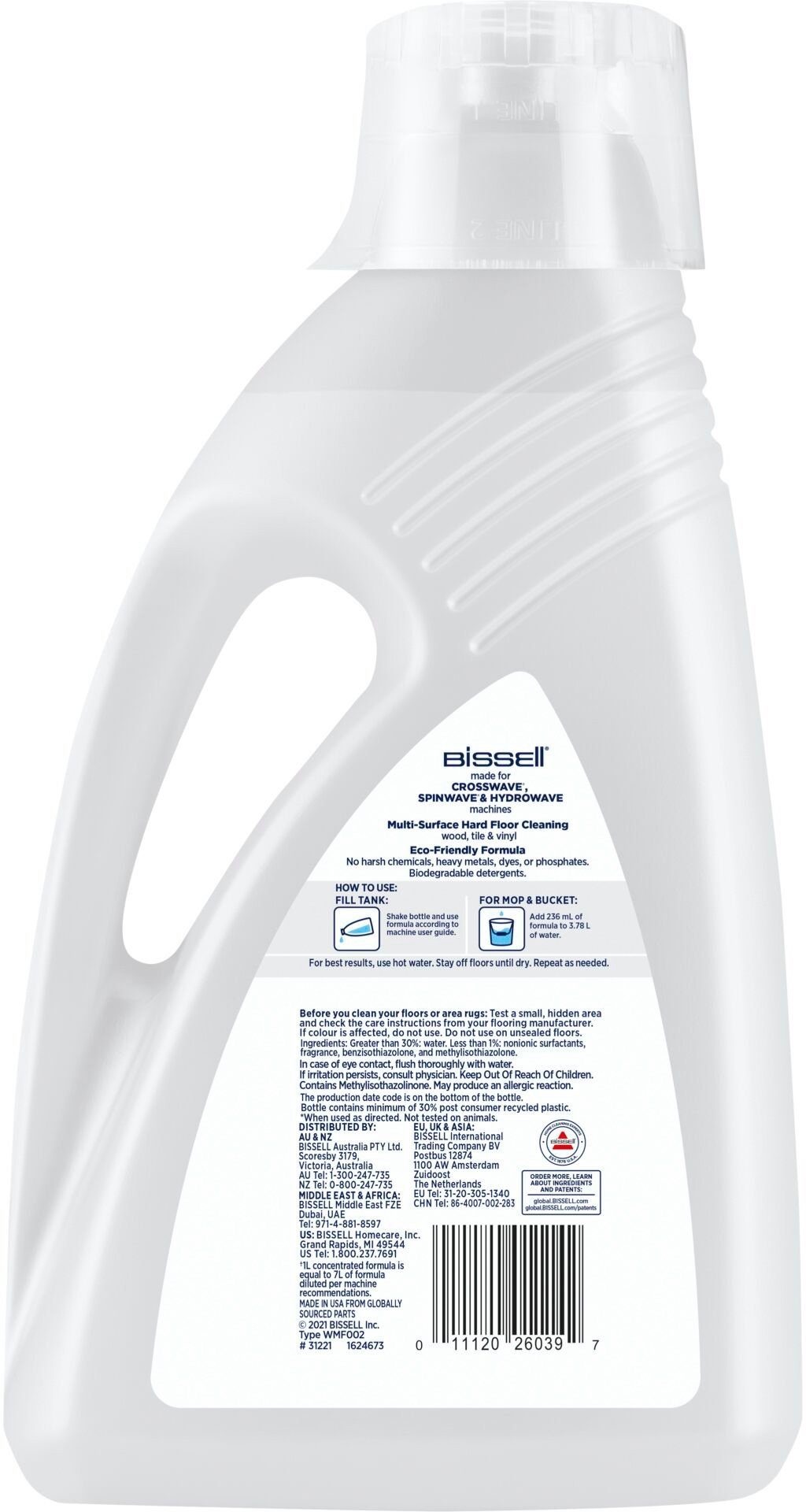 Bissell Natural Multi Surface 2L PET Flüssigreiniger