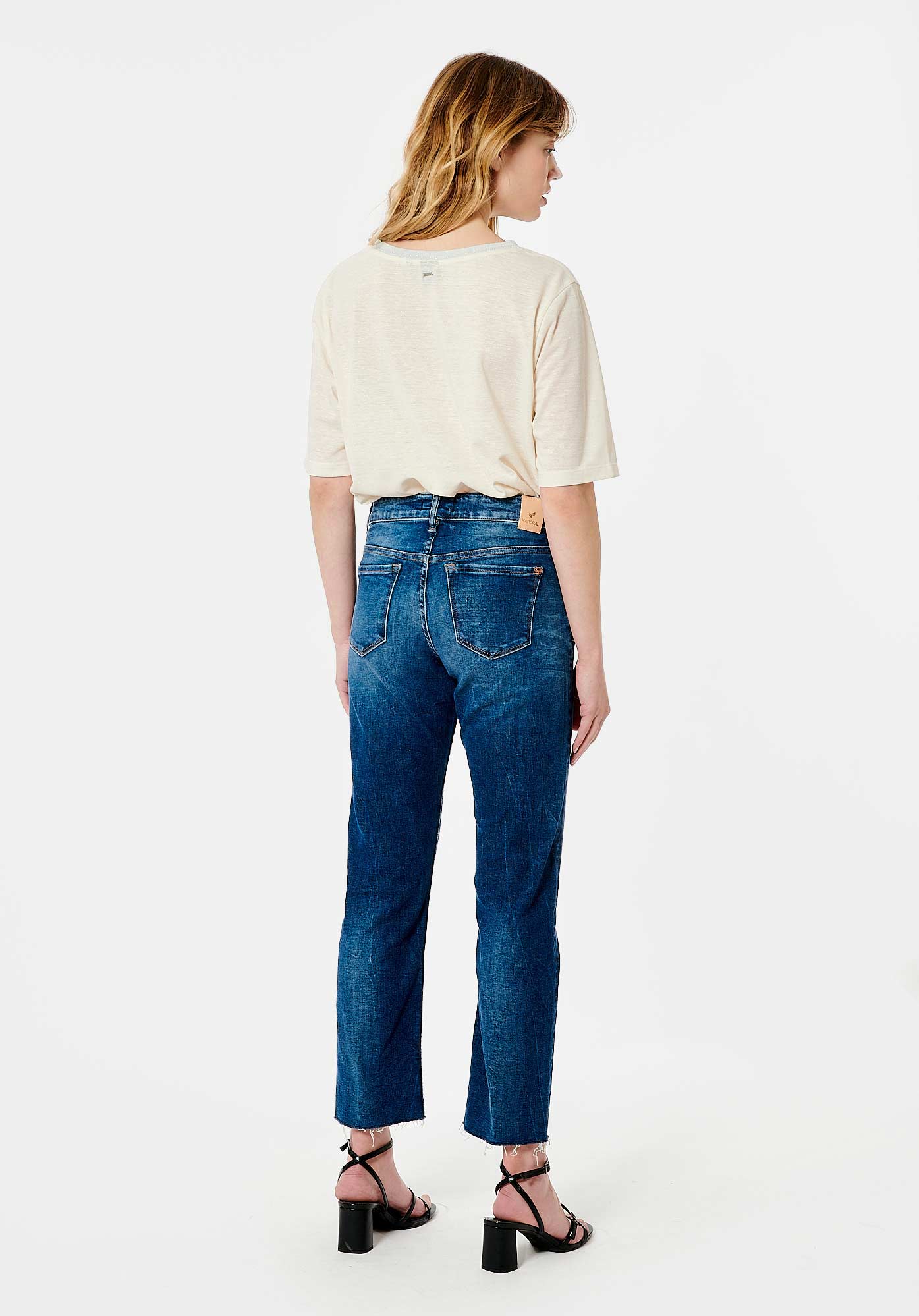 JAIME  T-shirt blanc pailleté Femme