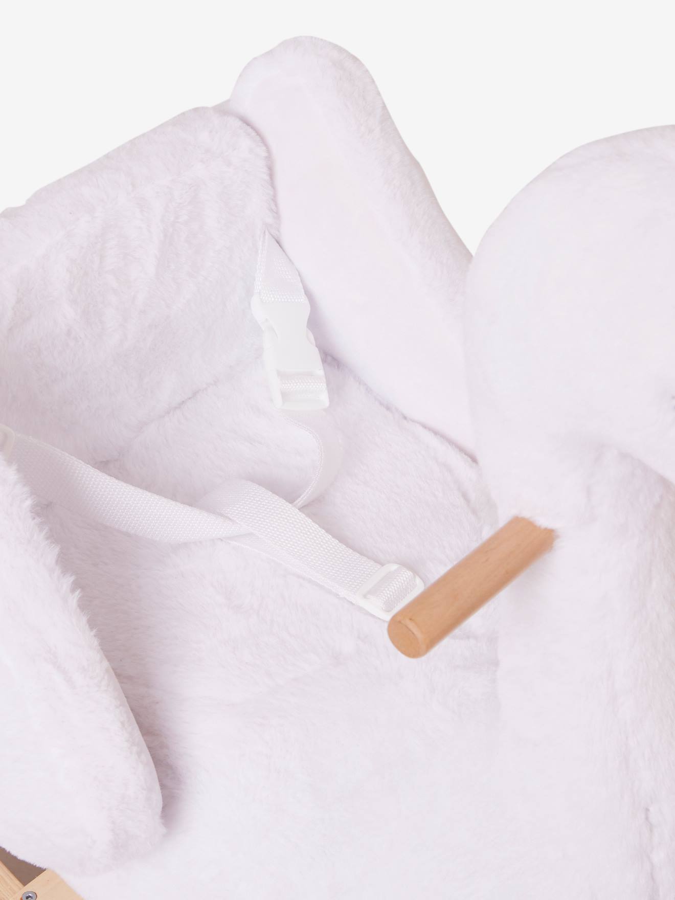 Cygne à bascule bébé FSC® blanc