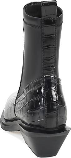 ekonika Stiefeletten mit stylischer Reptilienprägung