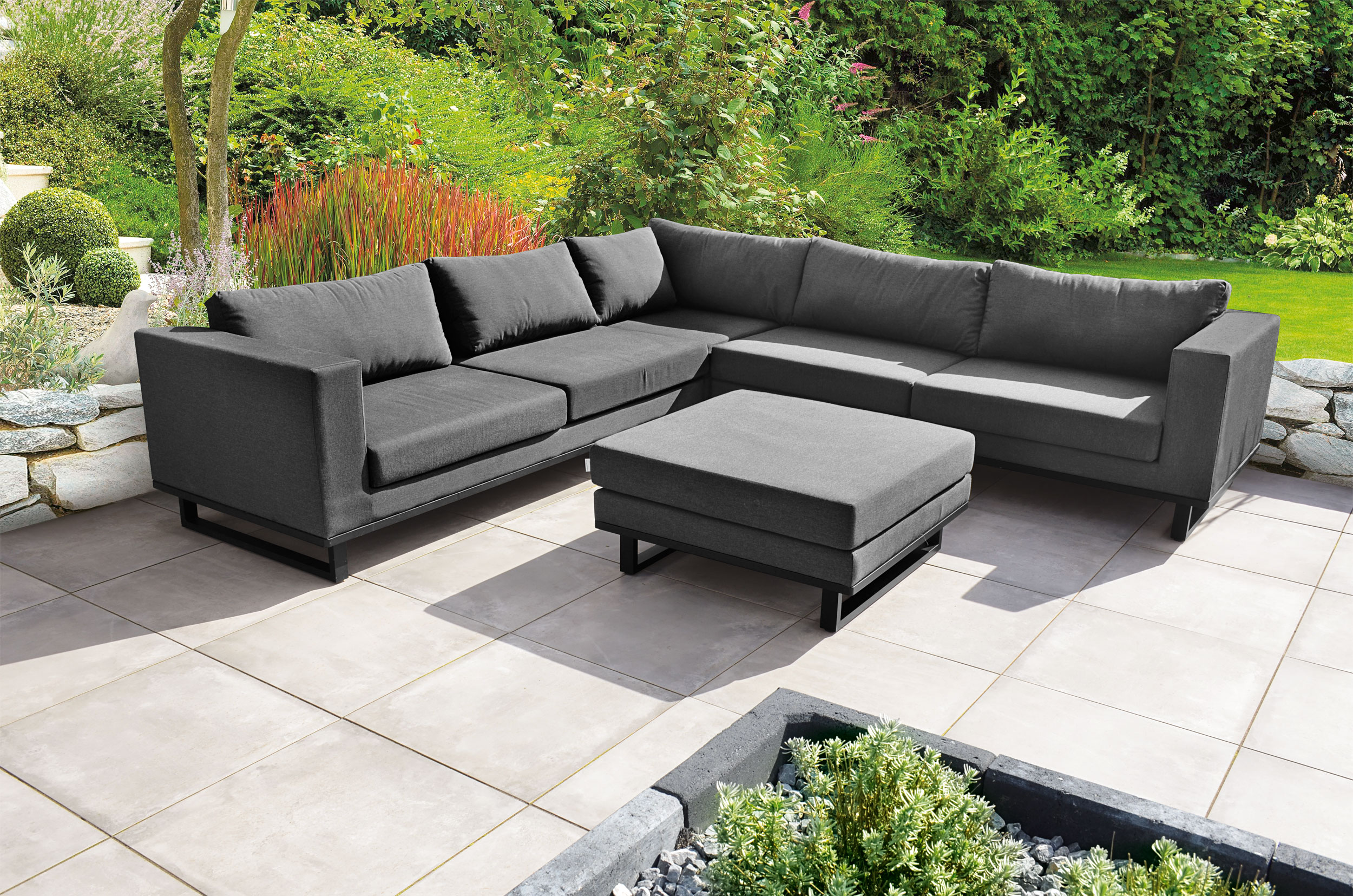 OUTDOORGartenlounge Set Sunbrella