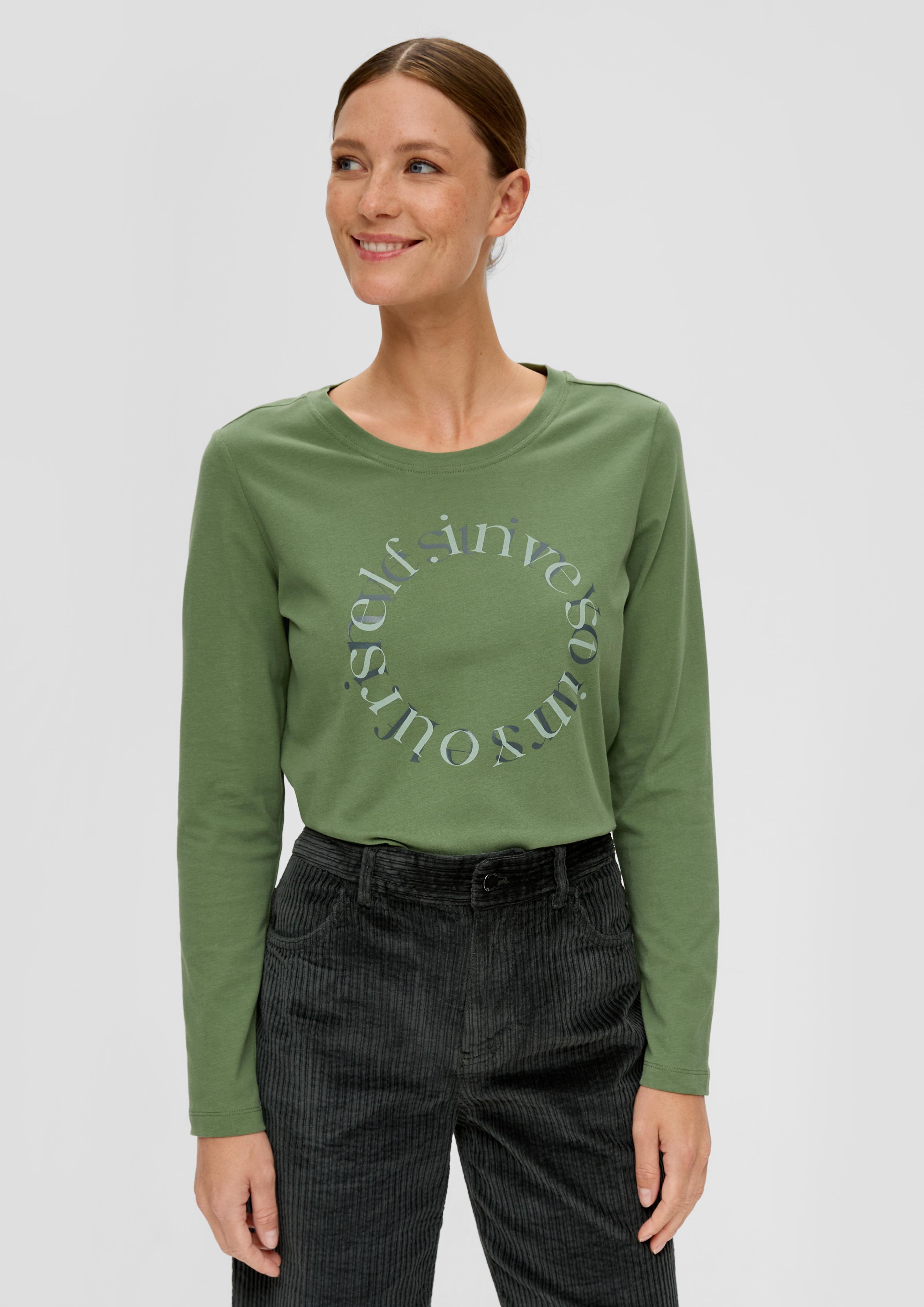 Longsleeve mit Statement-Print  2137221-78D0