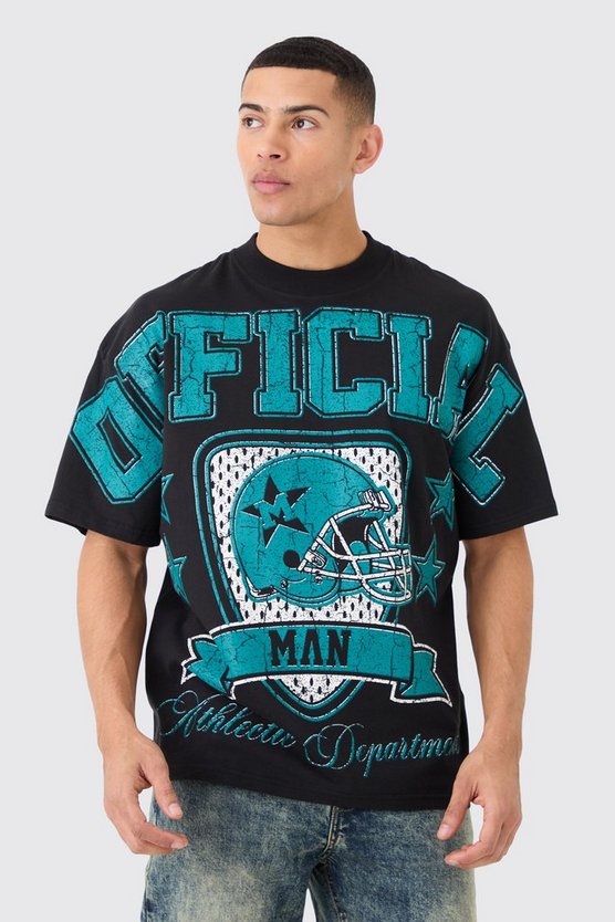 Oversize T-Shirt mit Print
