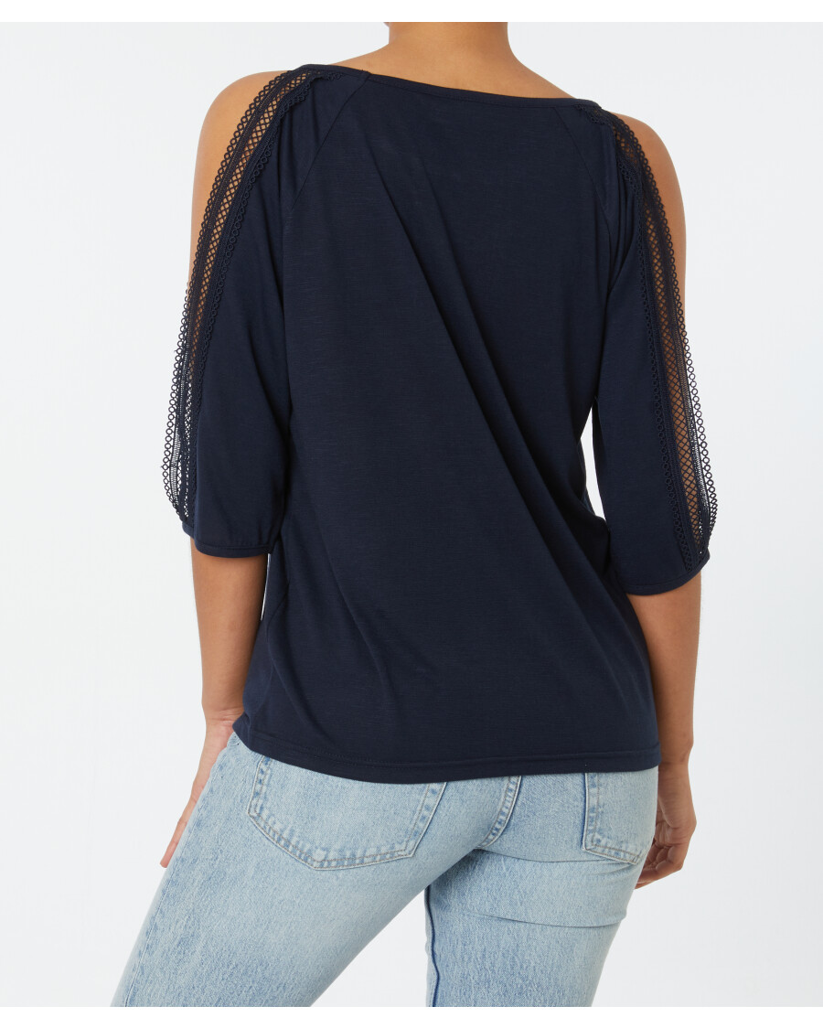 Bluse mit 3/4-Arm