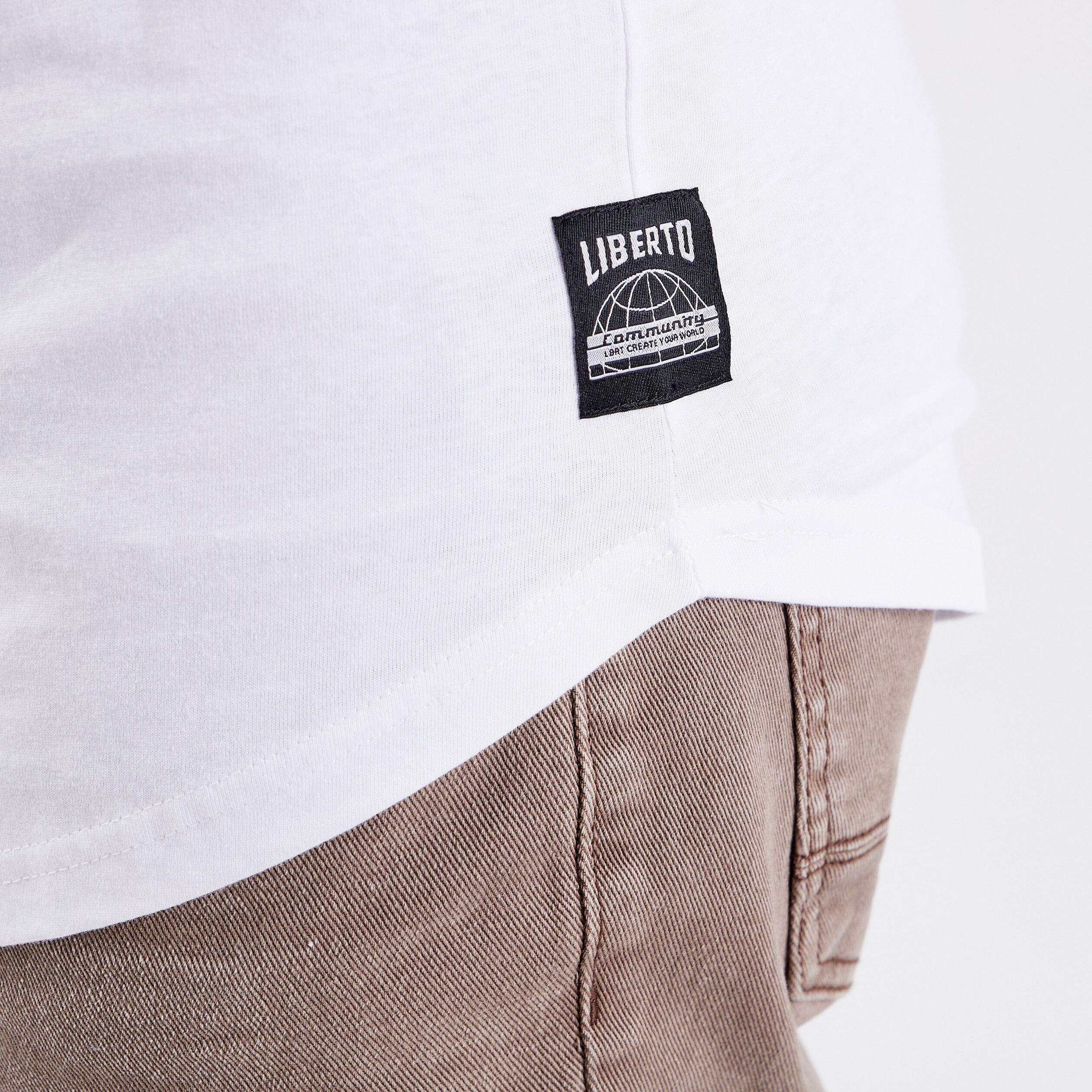 T-shirt manches courtes blanc homme | La Halle