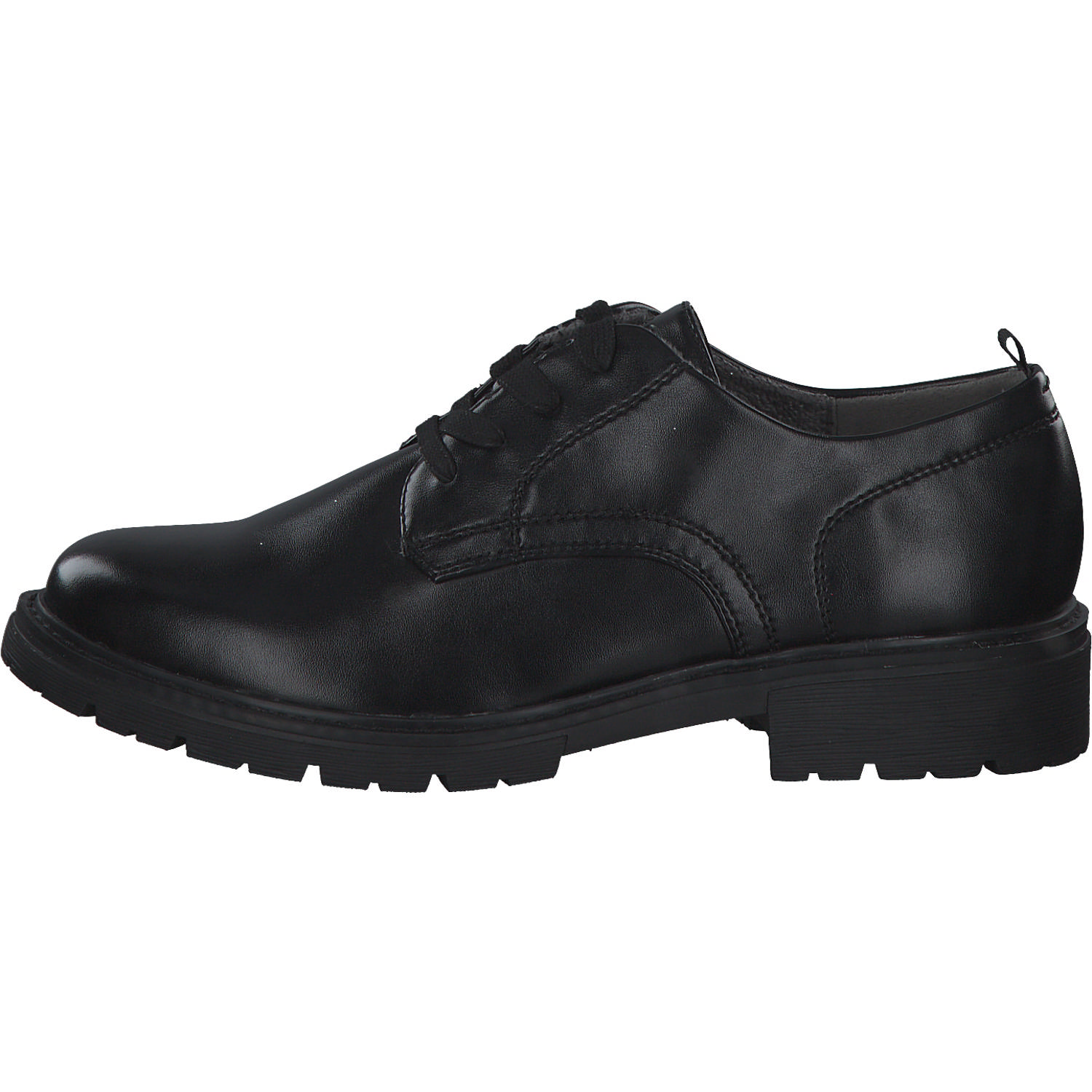 Jana Shoes 23773, Schnürschuhe, Damen, black