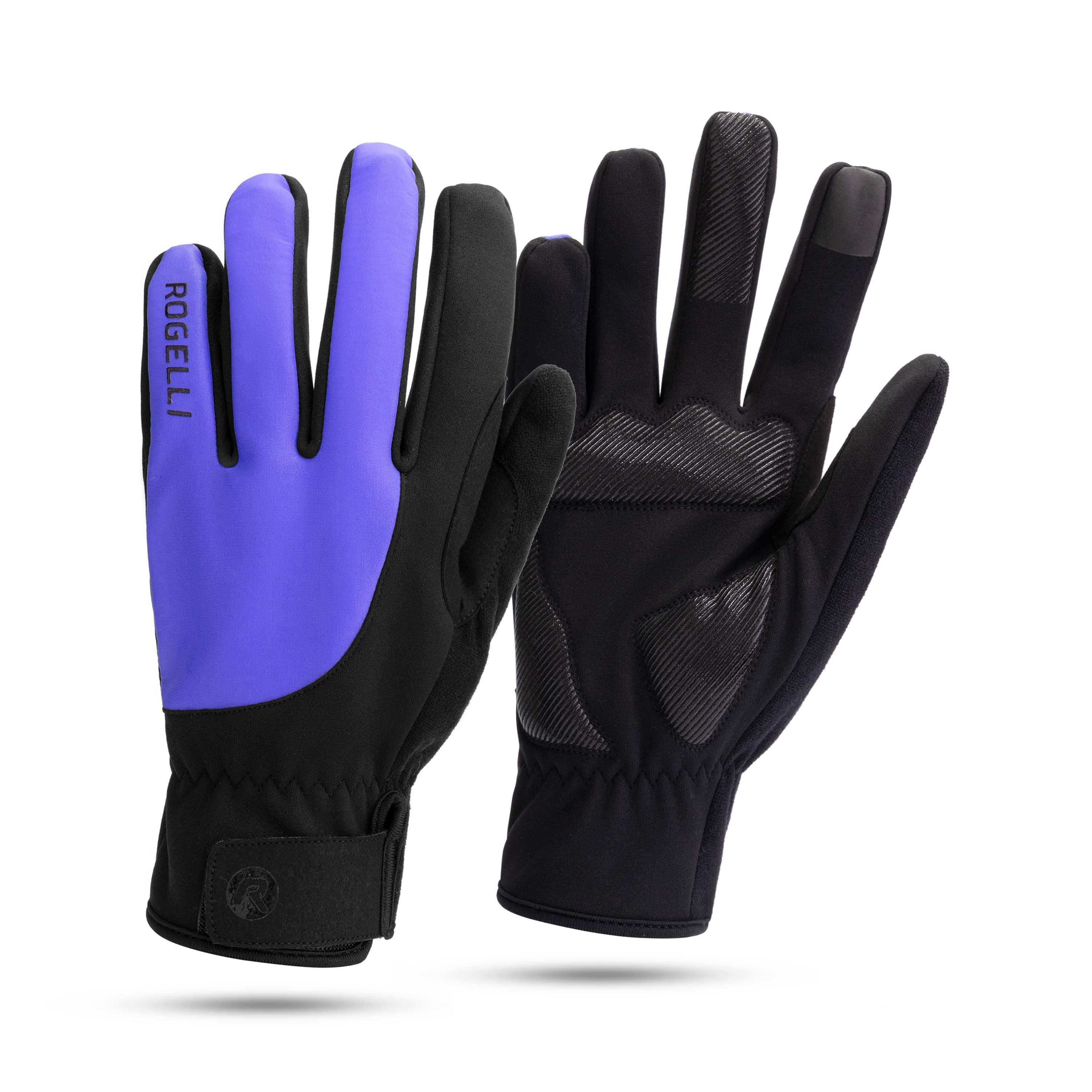 Rogelli Core Blue Herren Winter-Fahrradhandschuhe