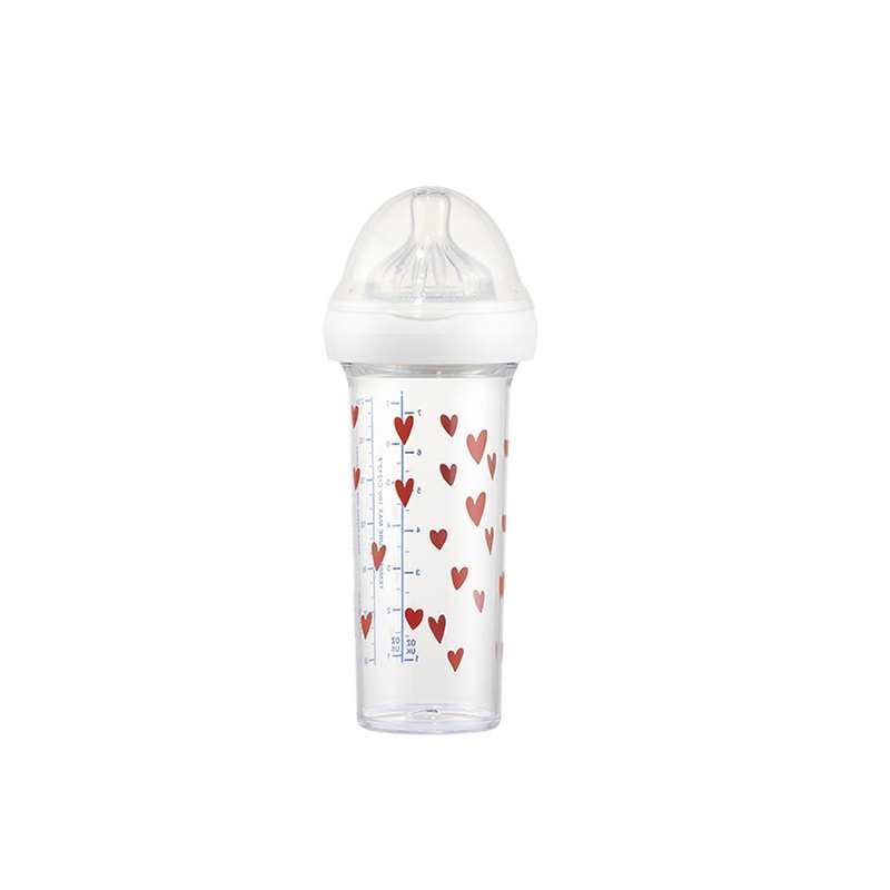 Biberon 0-6 mois 210 ml anti-coliques Coeurs Le biberon français