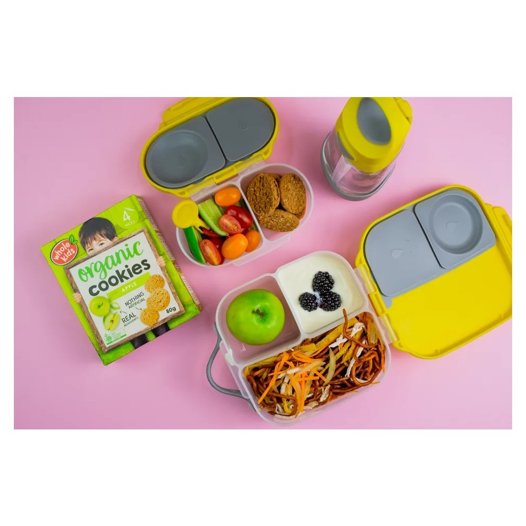 b.box Mini Lunchbox - Gelb/Grau