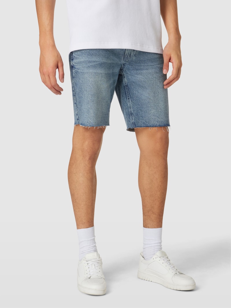 Jeansshorts mit Label-Patch Modell 'Osaka' in jeans