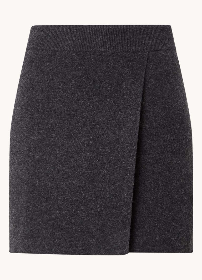 ARMEDANGELS Darlaa wool blend mini skirt with wrap