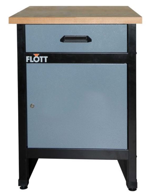 Flott 250208 Gépszekrény ajtóval és fiókkal