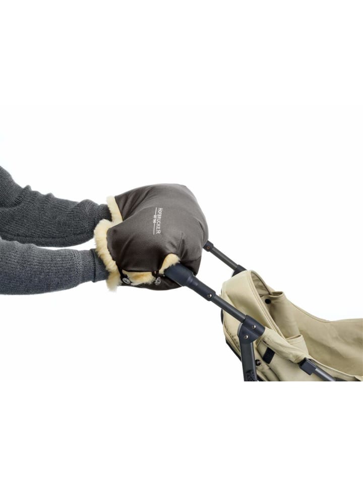Hofbrucker Handwärmer in schwarz meliert günstig kaufen onesize