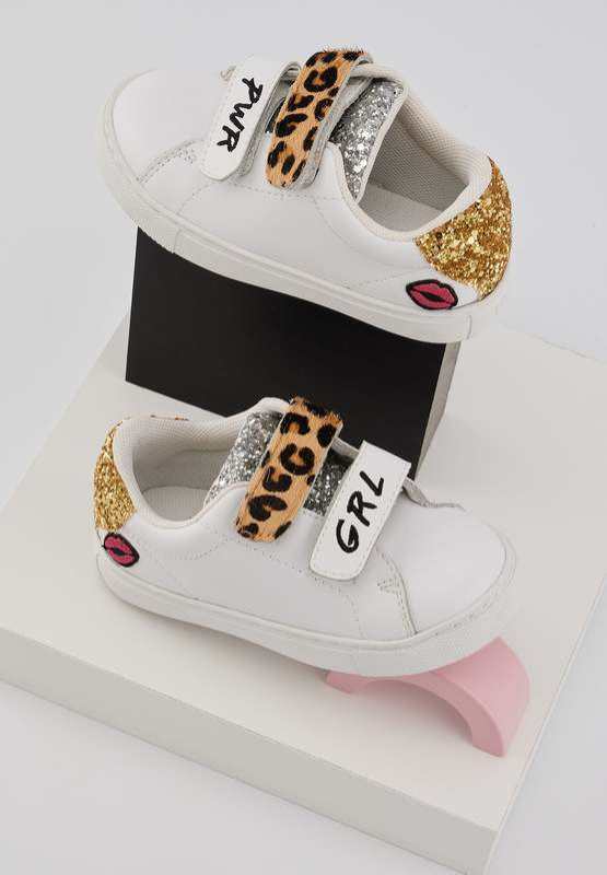 Baskets en cuir Mini Edith barbie grl pwr