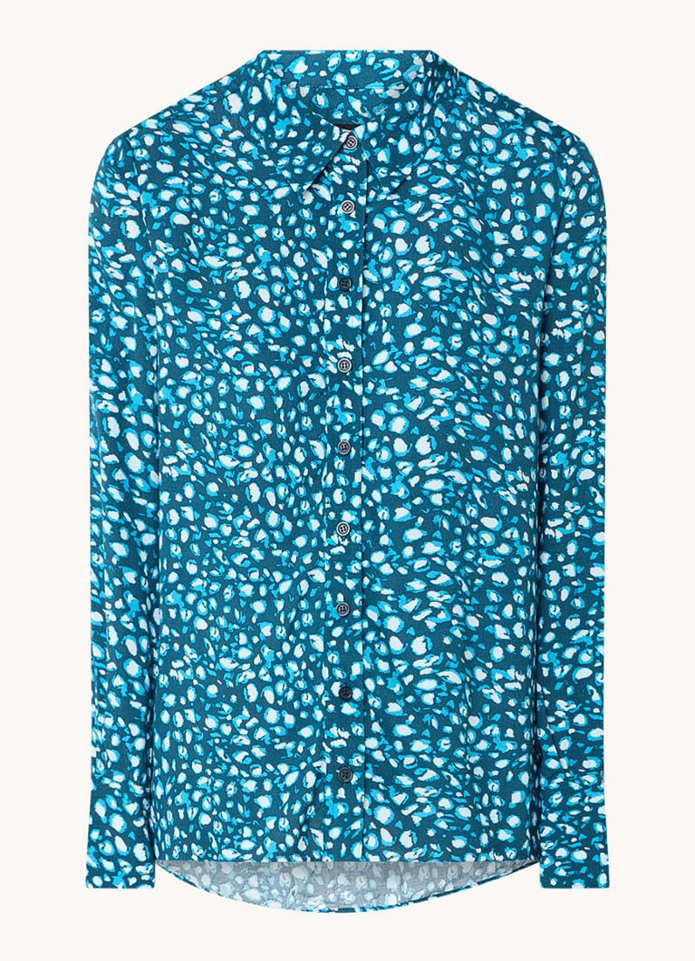 Whistles Blouse with leopard print