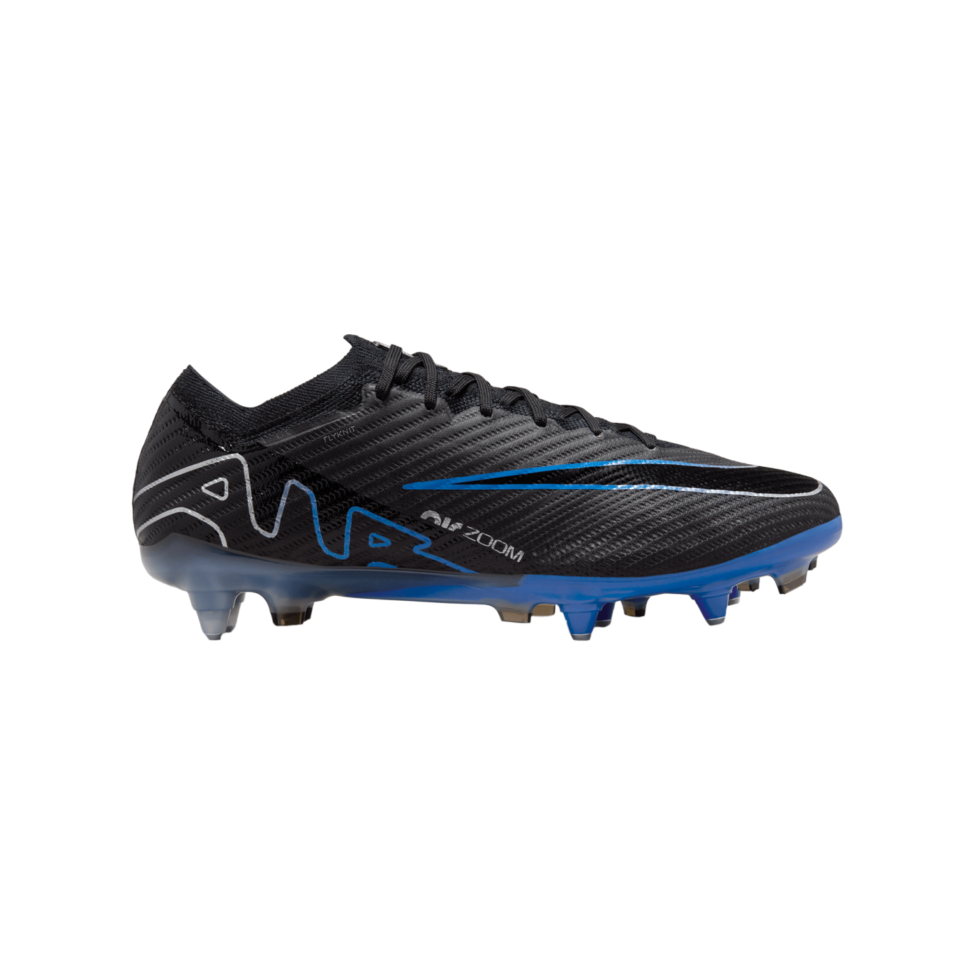 Nike Air Zoom Mercurial Vapor XV Elite SG-Pro AC Schwarz Silber Blau F040