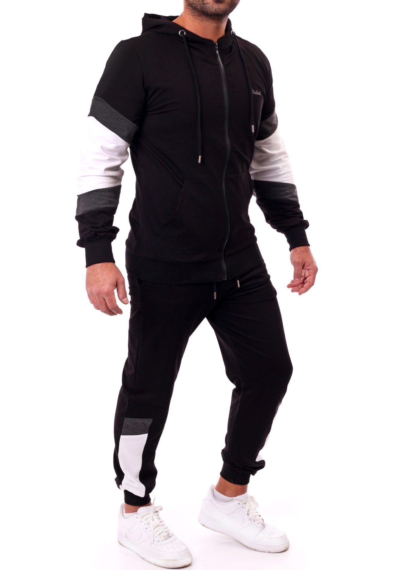 Reslad Jogginganzug Reslad Trainingsanzug Herren Jogginganzug Männer Sportanzug, Freizeit, Sweatjacke + Jogginghose SET Gym Fitness Sportanzug Freizeitanzug