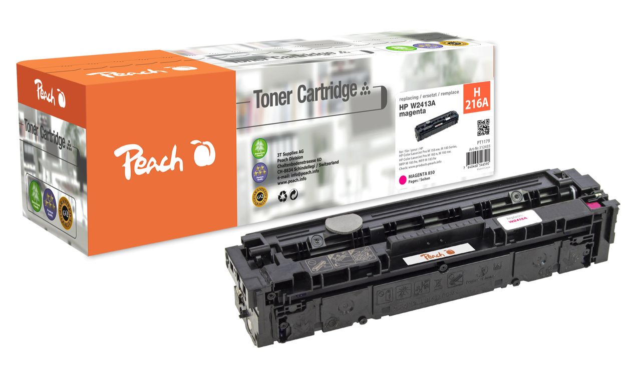 Peach Tonermodul magenta ersetzt HP No. 216A