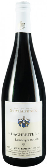 2021 Dachreiter Lemberger trocken 1,0 L - Weingut Graf von Bentzel-Sturmfeder