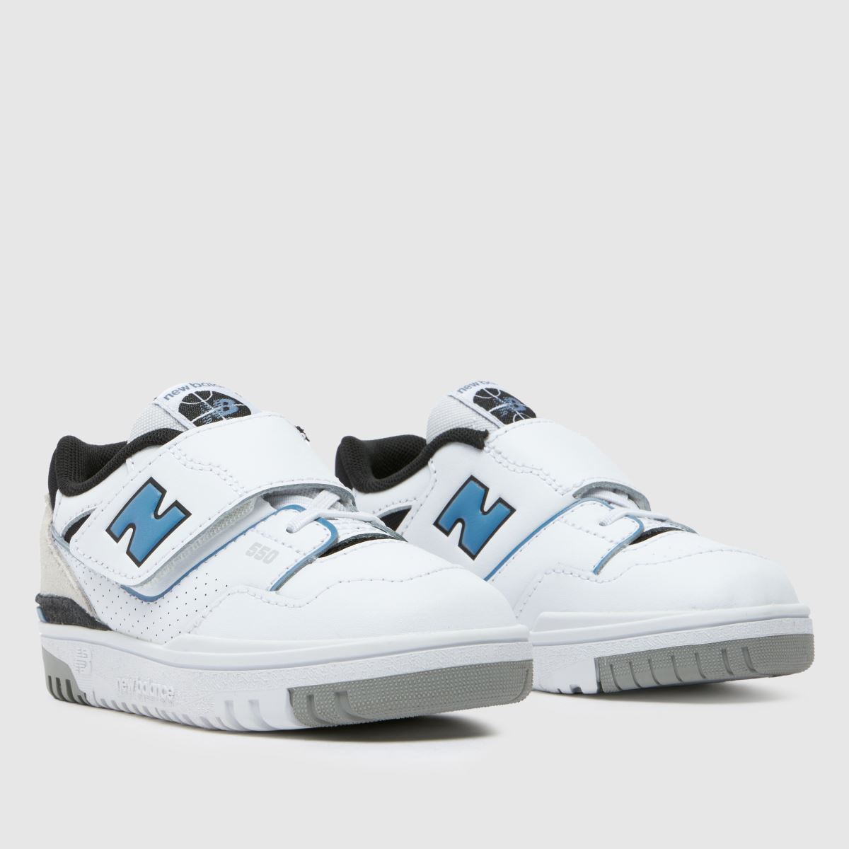New Balance vita & blå 550 Pojkar Småbarnsskor