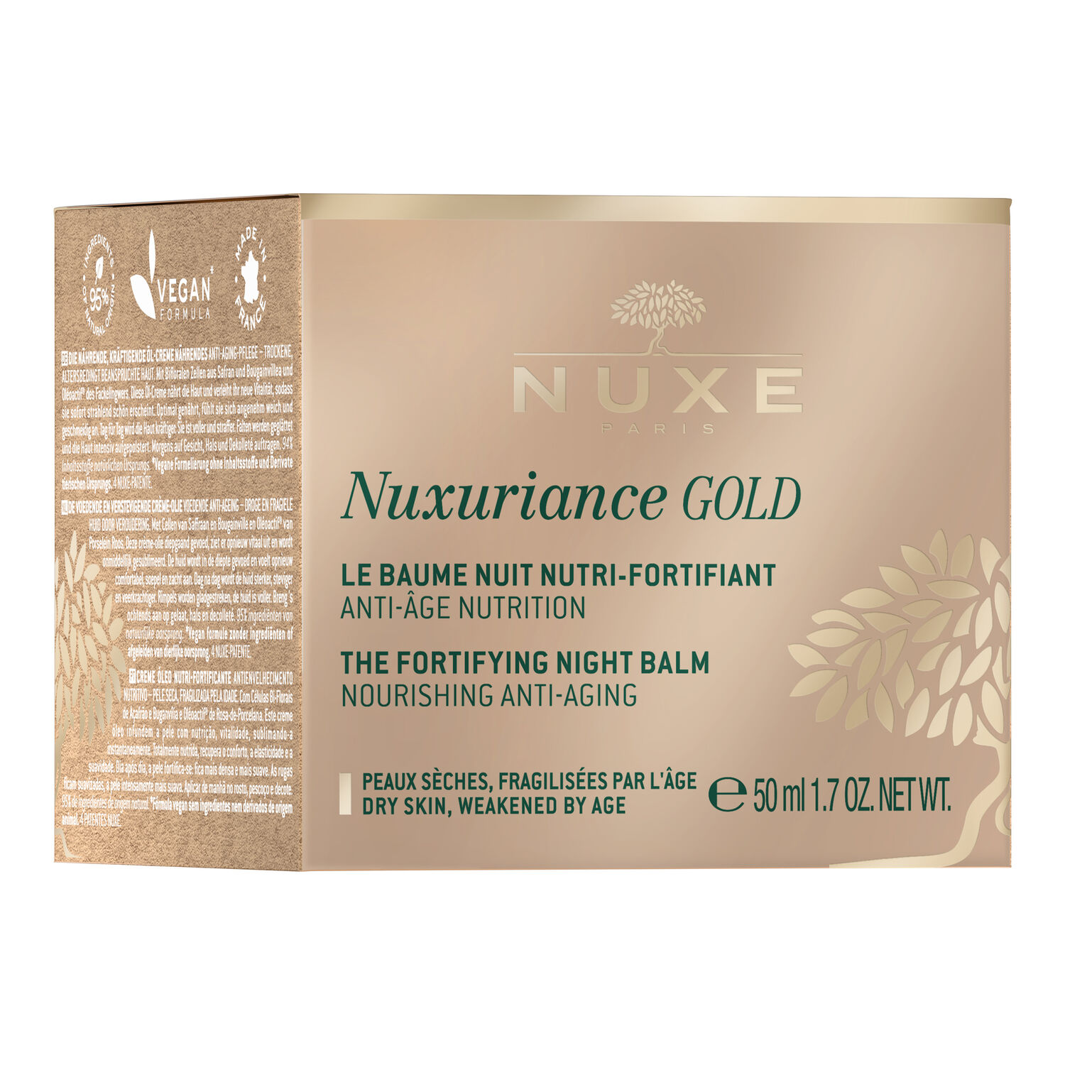 Nuxe NUXURIANCE GOLD Le Baume Nuit Nutri-Fortifiant, Nuxuriance Gold 50 ml