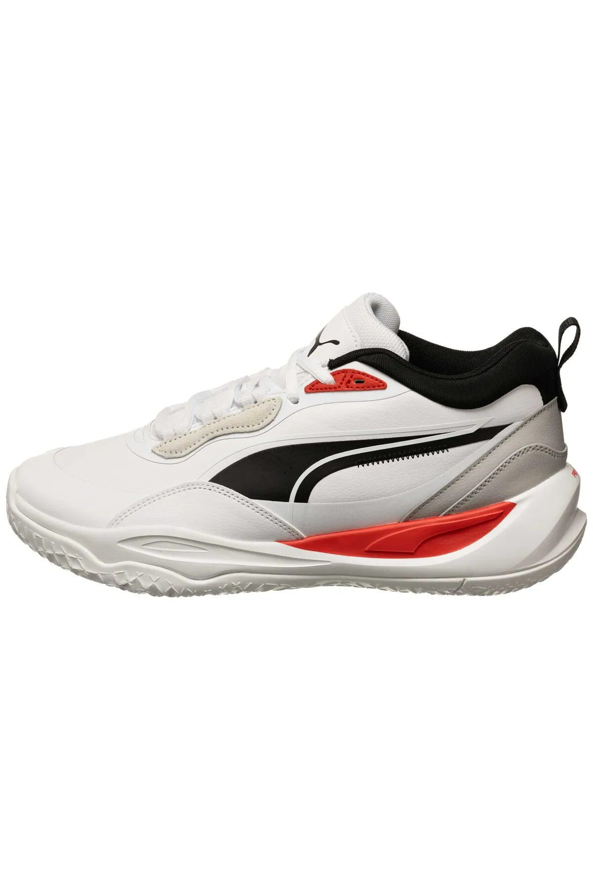 Puma  Basketballschuhe - Weiß - Flacher Absatz