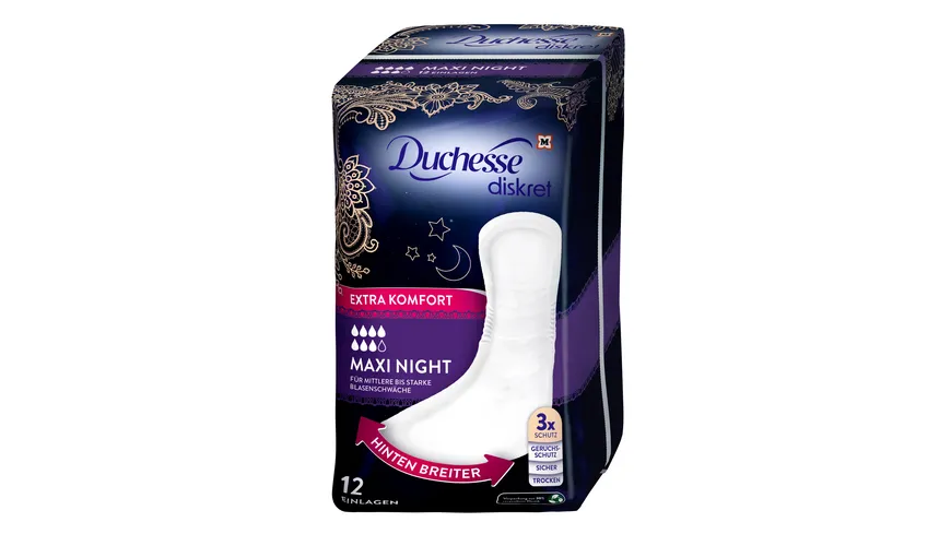 Duchesse Hygieneeinlagen Maxi Night