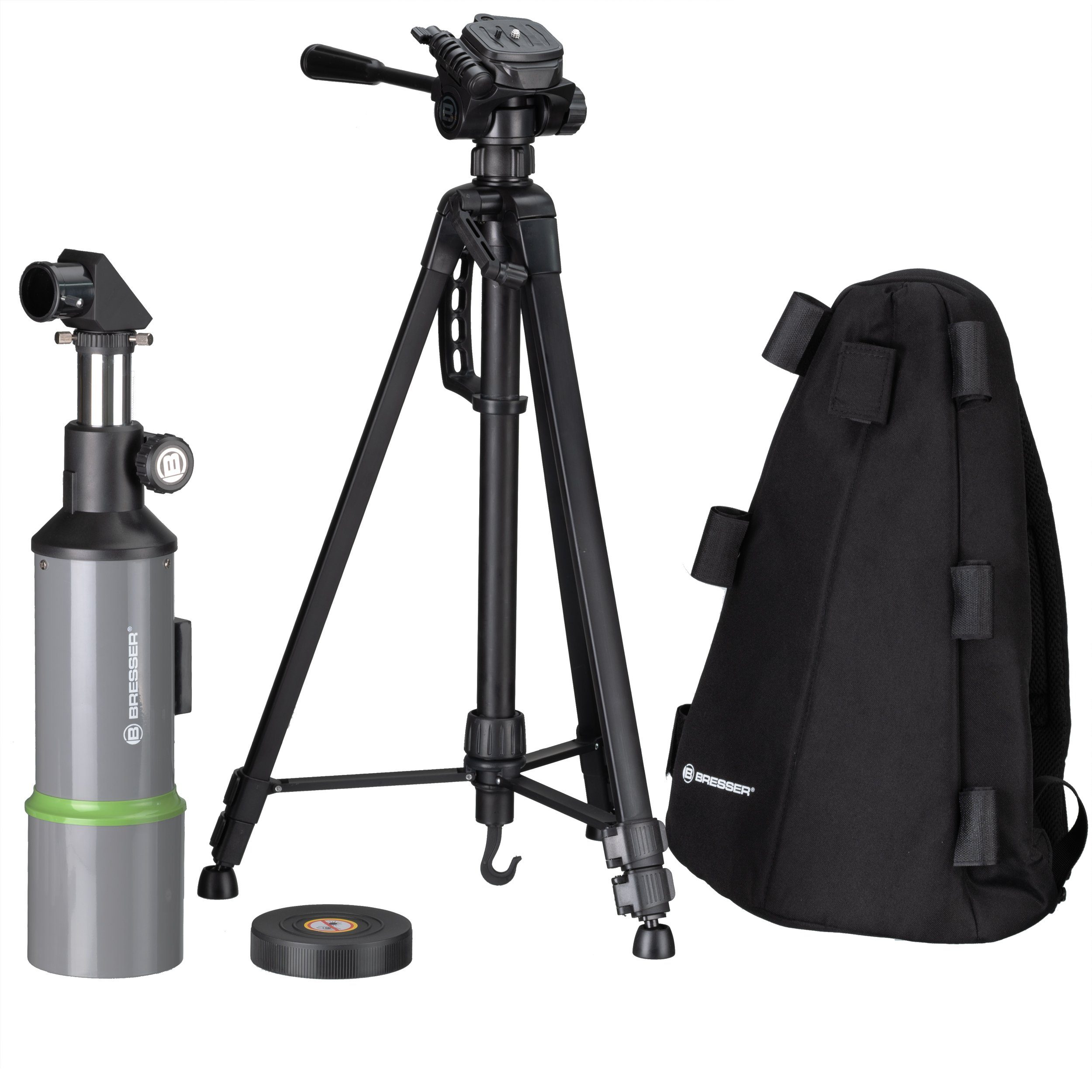 BRESSER Teleskop NightExplorer 80/400 Reise mit Rucksack