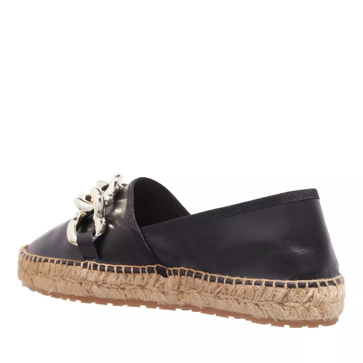 MOSCHINO Komfort Slipper schwarz Espadrille