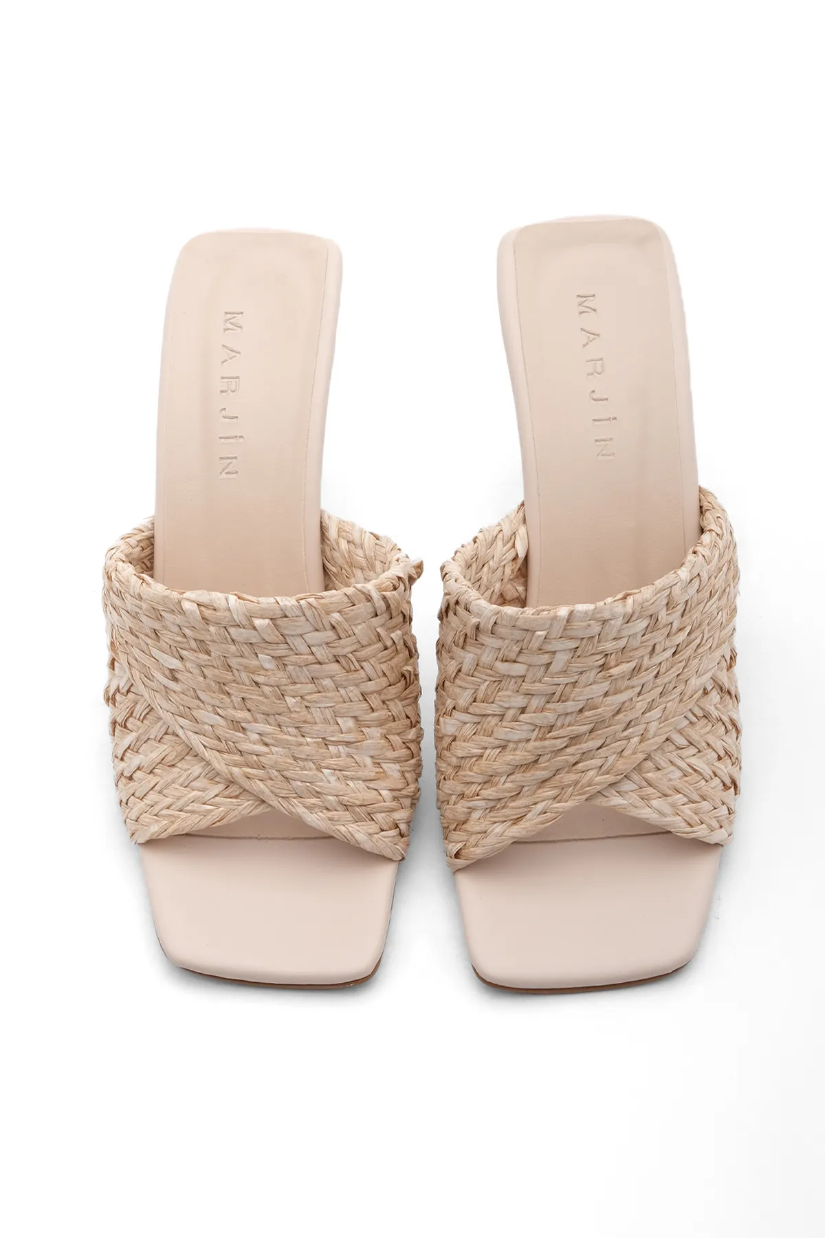 Marjin  Pantolette - Beige - Pfennigabsatz/Stiletto