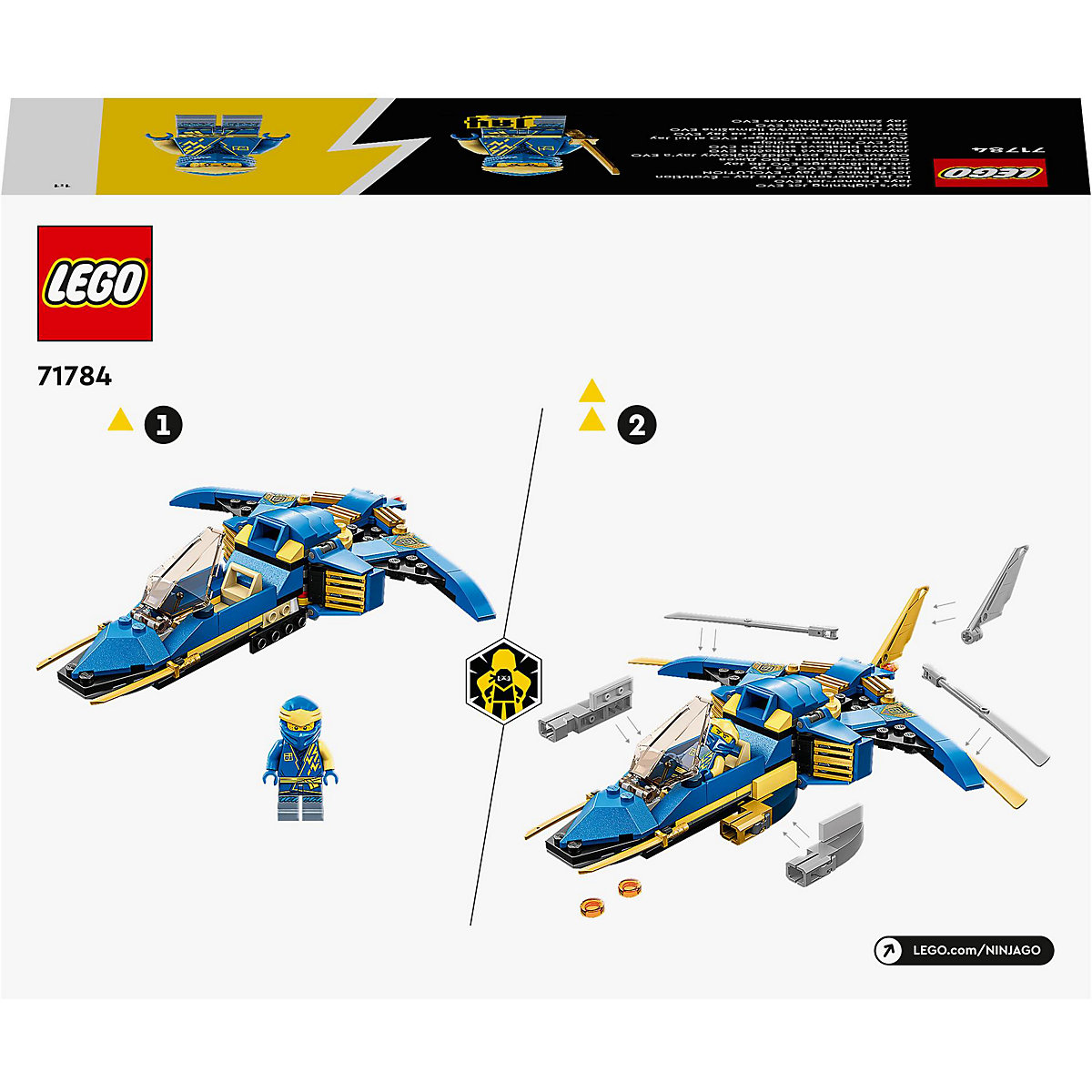 LEGO® Ninjago 71784 Jays Donner-Jet EVO