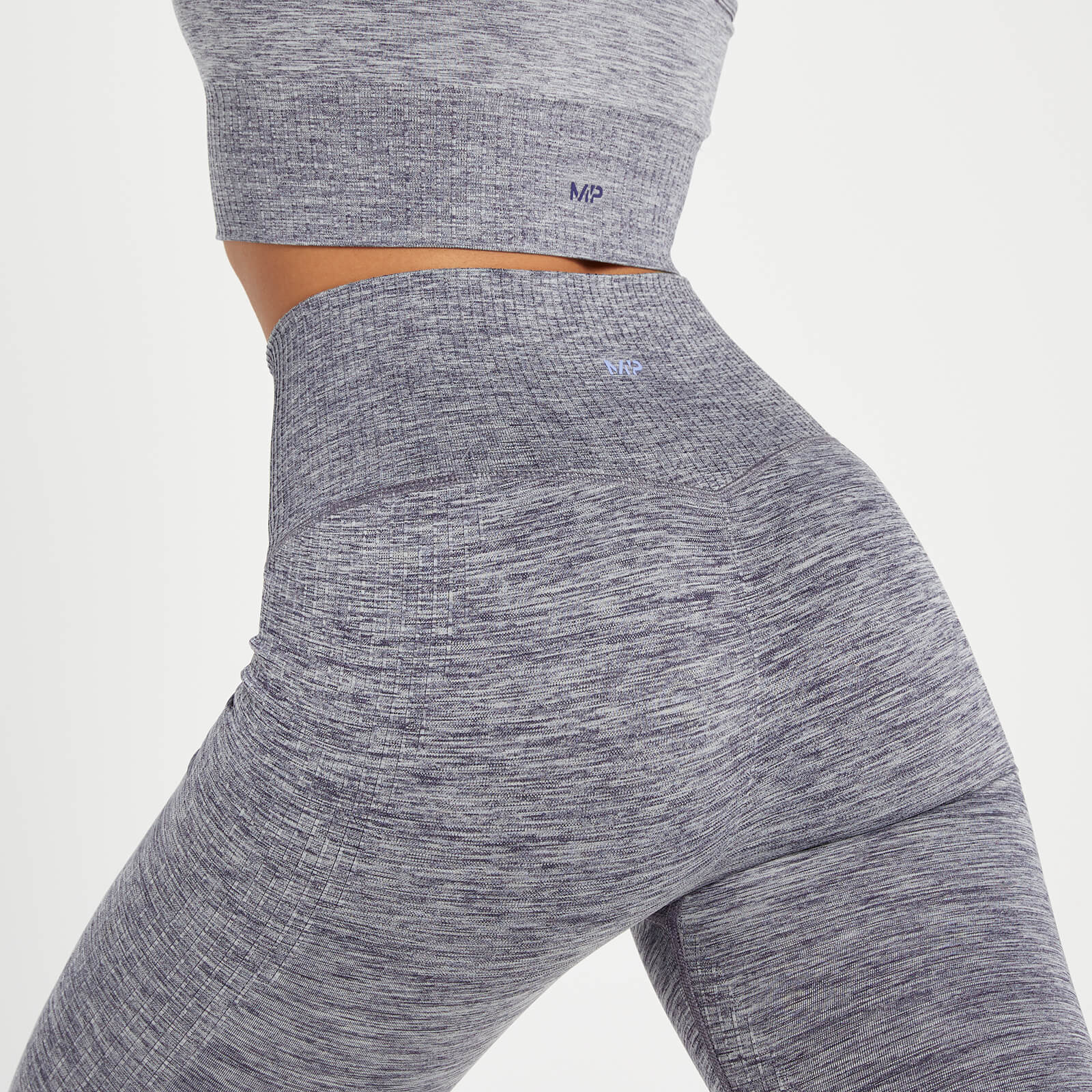 Legging ¾ sans coutures MP Composure pour femmes – Bleu galaxie