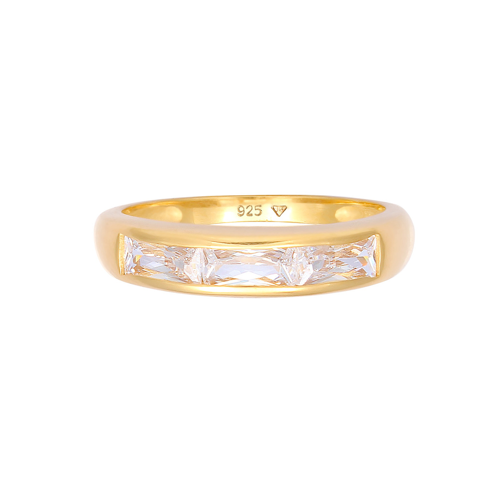Elli Elli Bague Bague pour dames étincelantes avec des cristaux de zircone en 925/1000 Bague