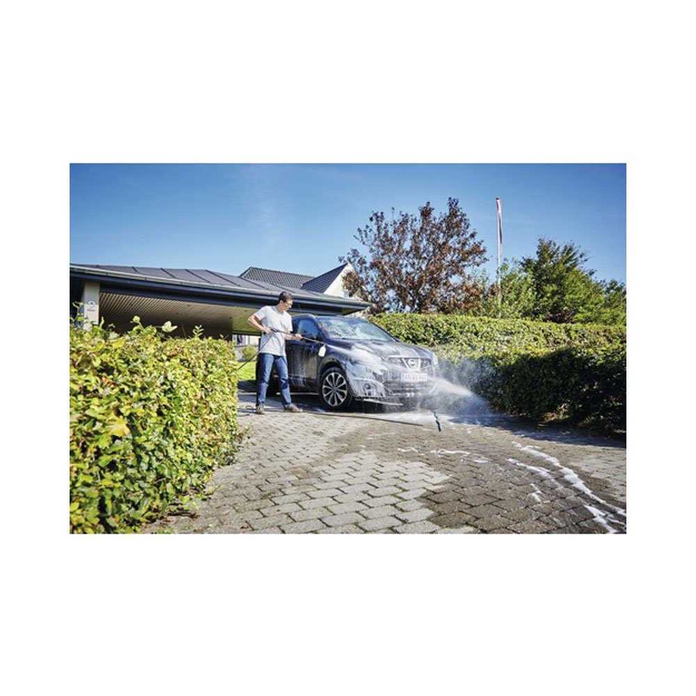 Nilfisk Hochdruckreiniger Aqua 1200.2 B, Druck max: 120 bar, Fördermenge max: 440 l/h, mit Schlauchtrommel, Schaumsprüher, Universalbürste & 2 Düsen