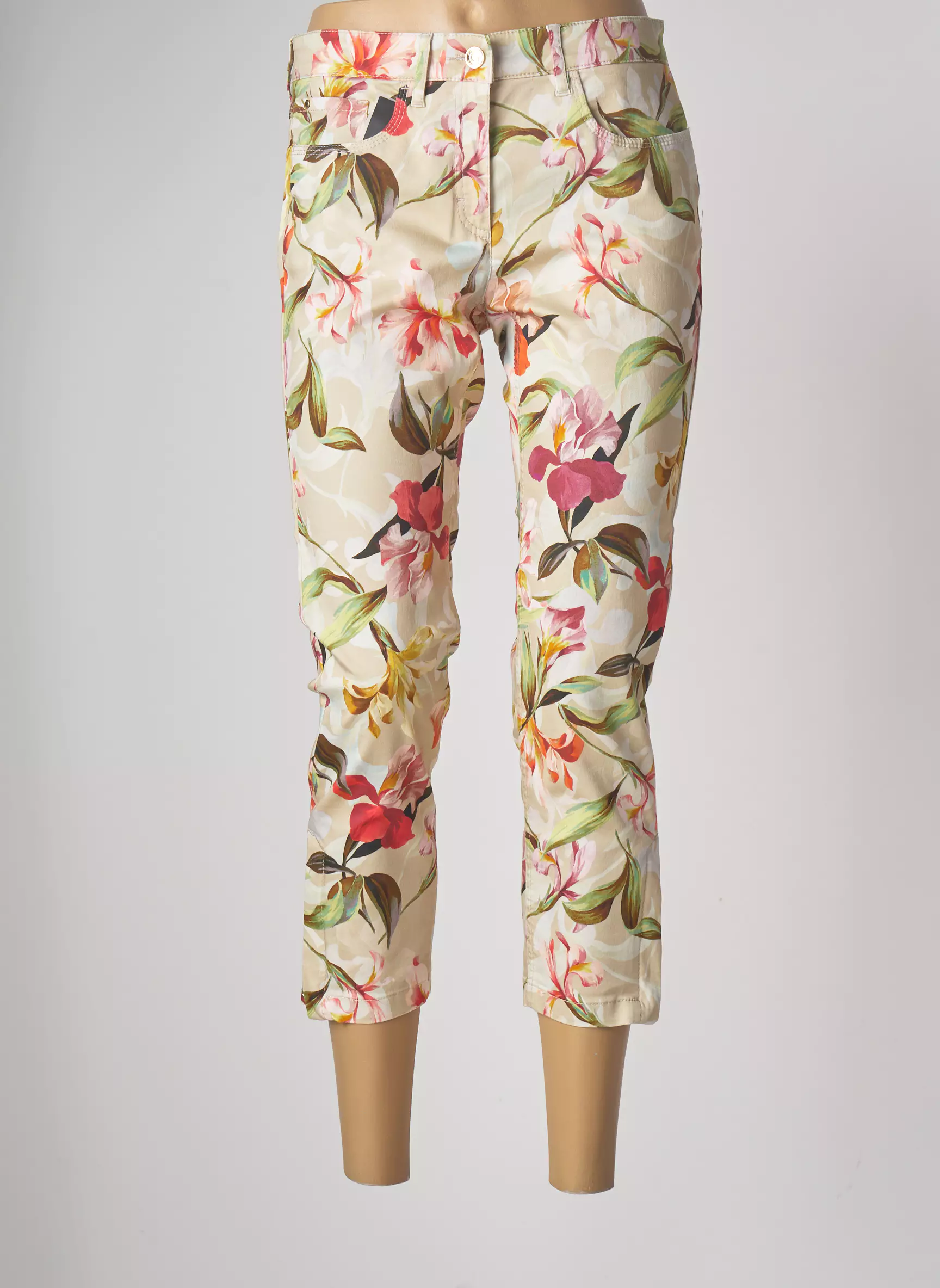 Zerres Pantalon7 8 Femme couleur beige