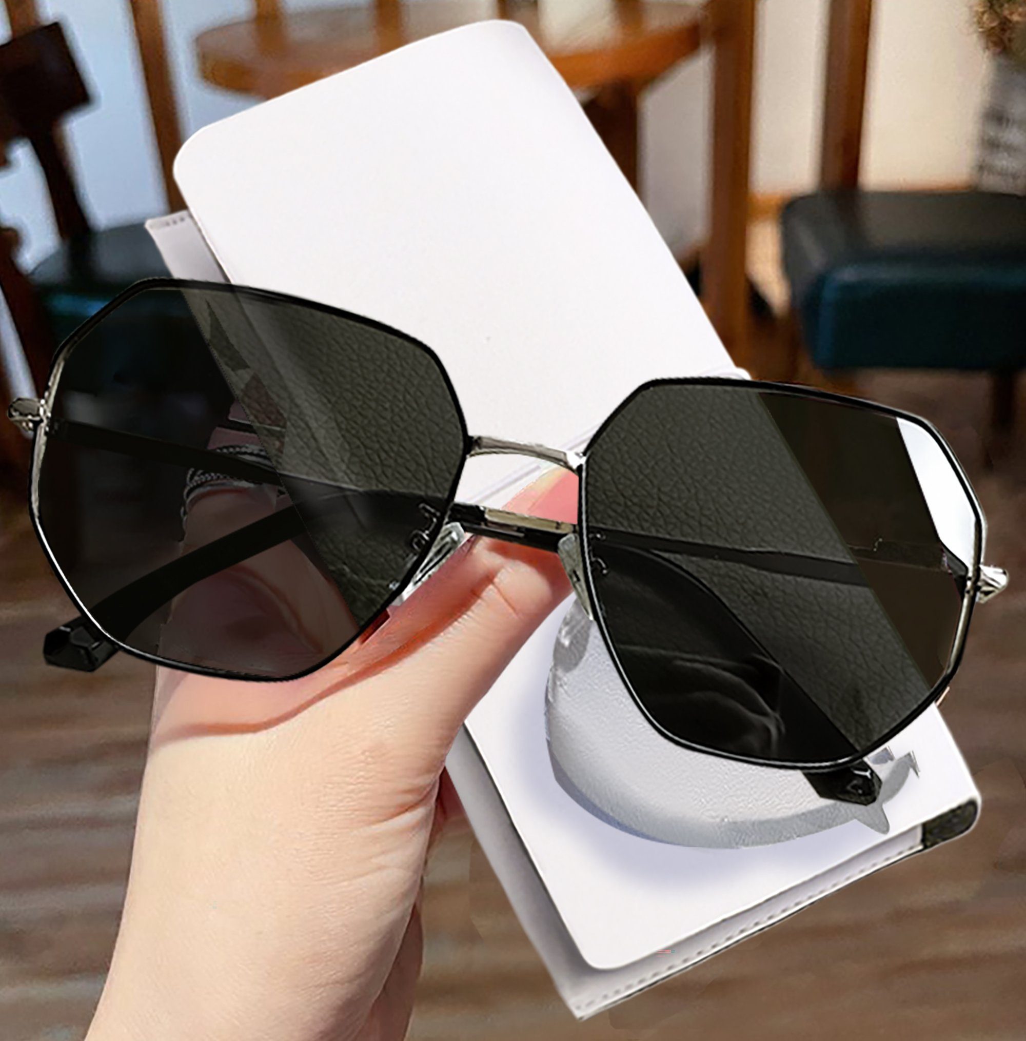KUGI Sonnenbrille Sonnenbrille Hochwertige Verpackung Geeignet für Männer und Frauen (UV400 100 % UV-Schutz, 2023 Hot Sale Style Auswahl, für Männer und Frauen Ins Blogger, und Prominenten derselbe Stil Muss in vier Jahreszeiten haben sind die perfek