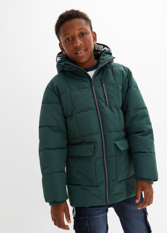 Jungen Winterjacke lang