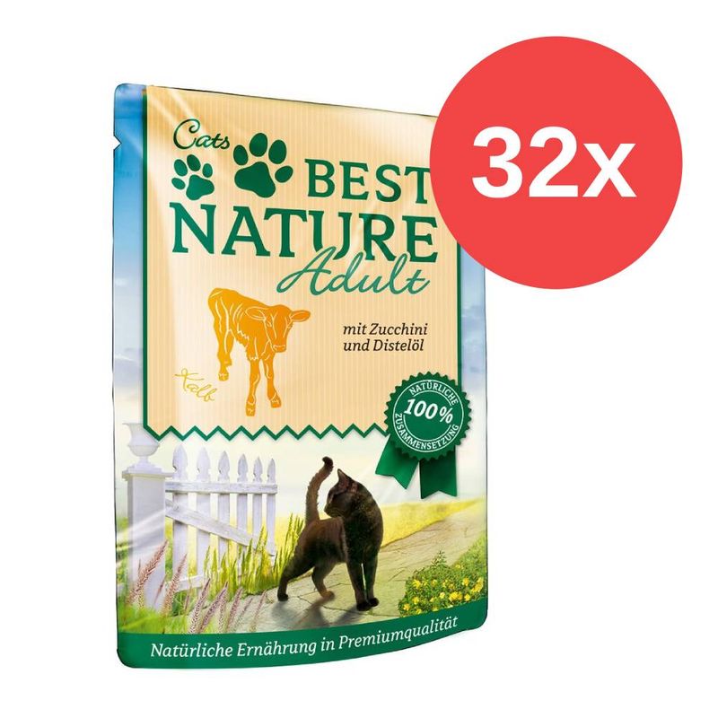 Sparpaket Best Nature Cat Adult 32 x 85 g zu TOP-Preisen | bitiba