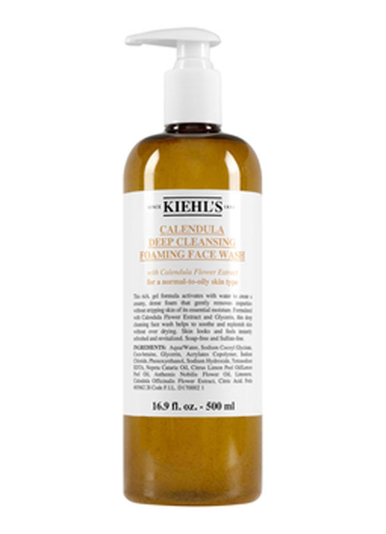 Gel de curățare facială spumant Kiehl's Deep Cleansing cu gălbenele -