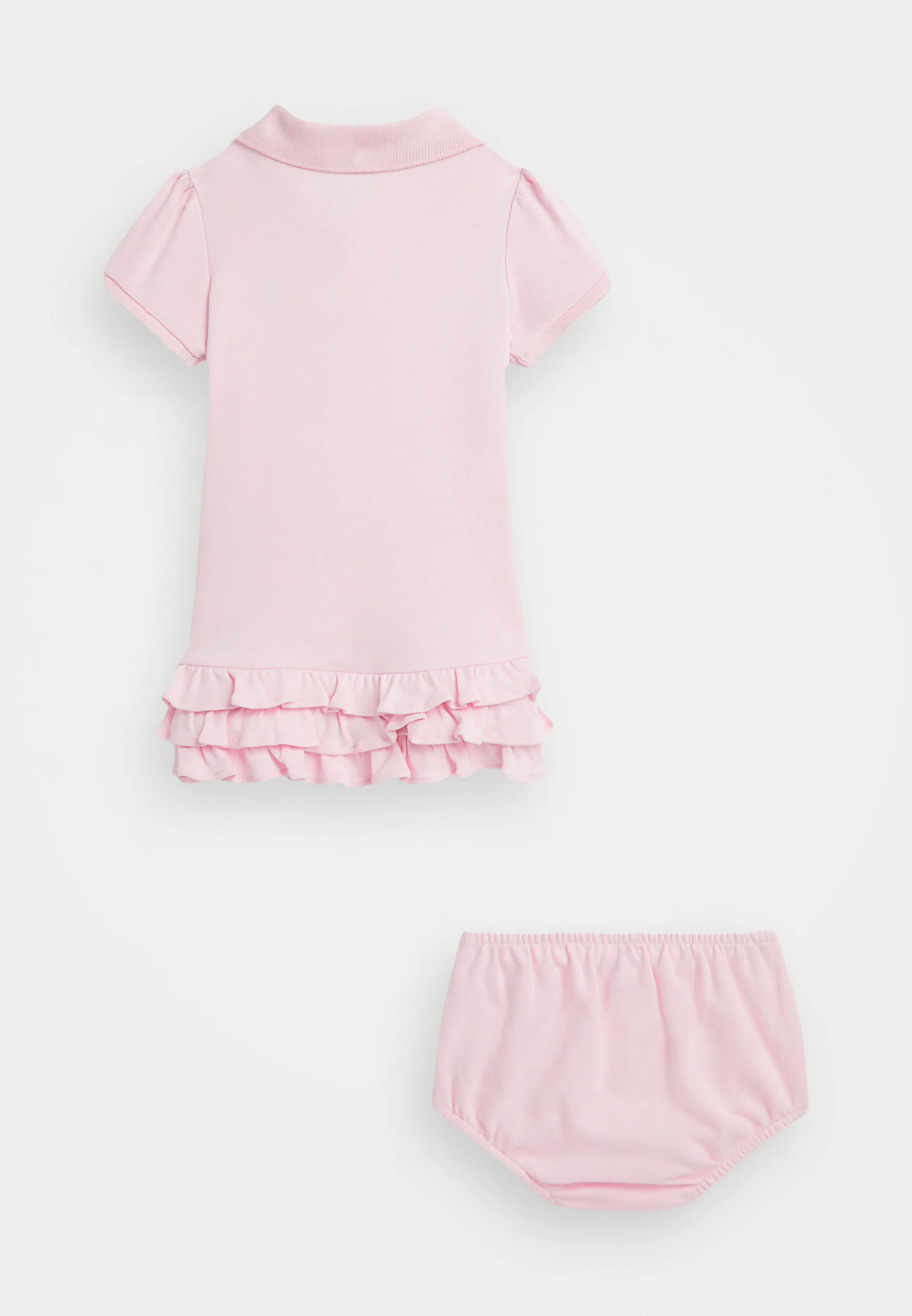 Polo Ralph Lauren VESTIDOS DE BEBÉ CON VOLANTES LISOS - Vestido de punto