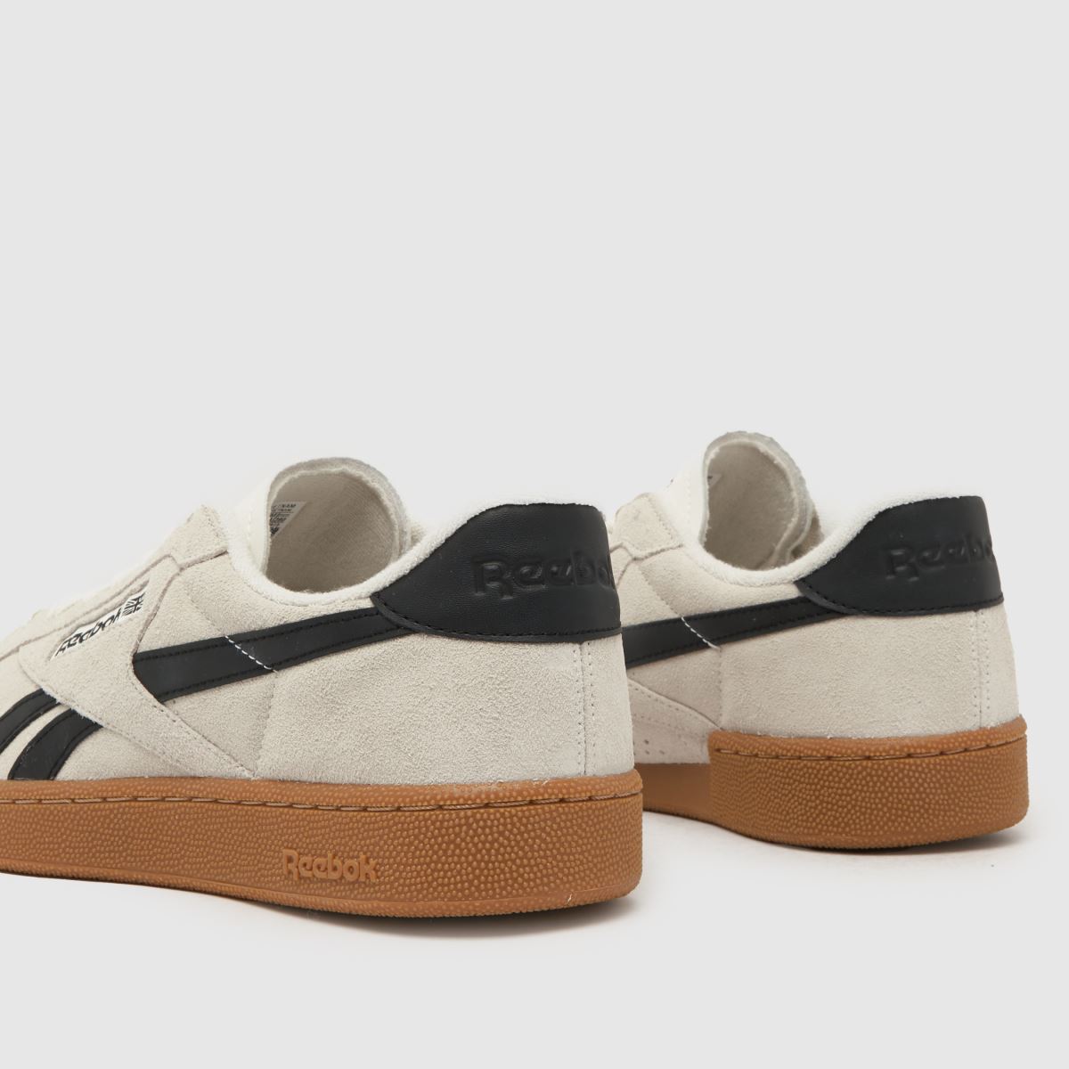 Reebok Club C – Vita och svarta marksneakers
