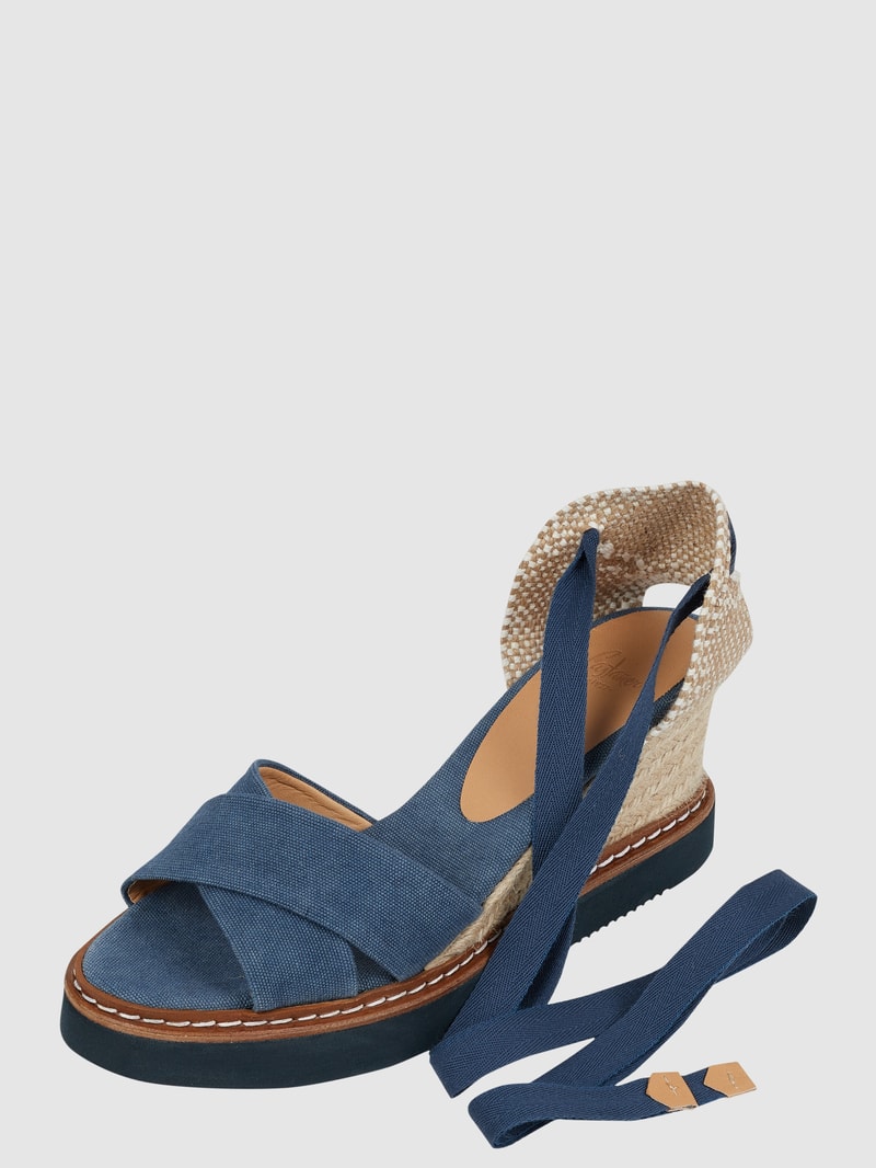 Wedges aus Textil Modell 'Bonnie' in blau