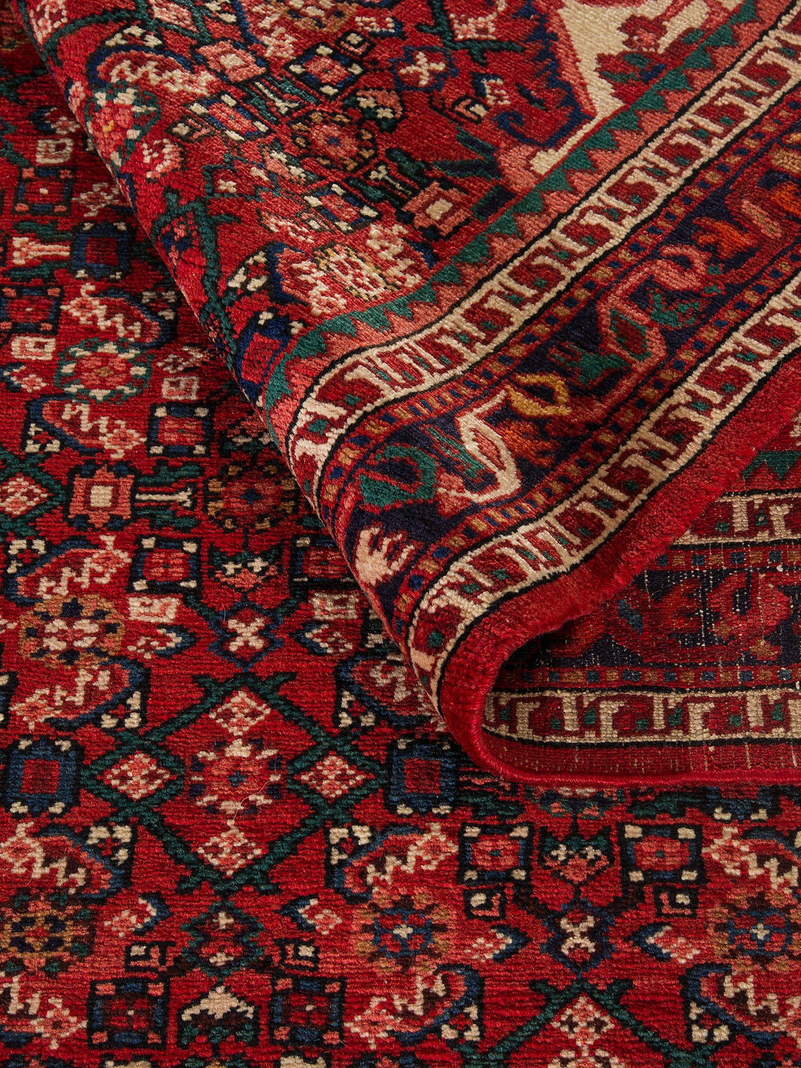 Hosseinabad Hamadan ca. 157 x 200 cm, Unikat / Einzelstück