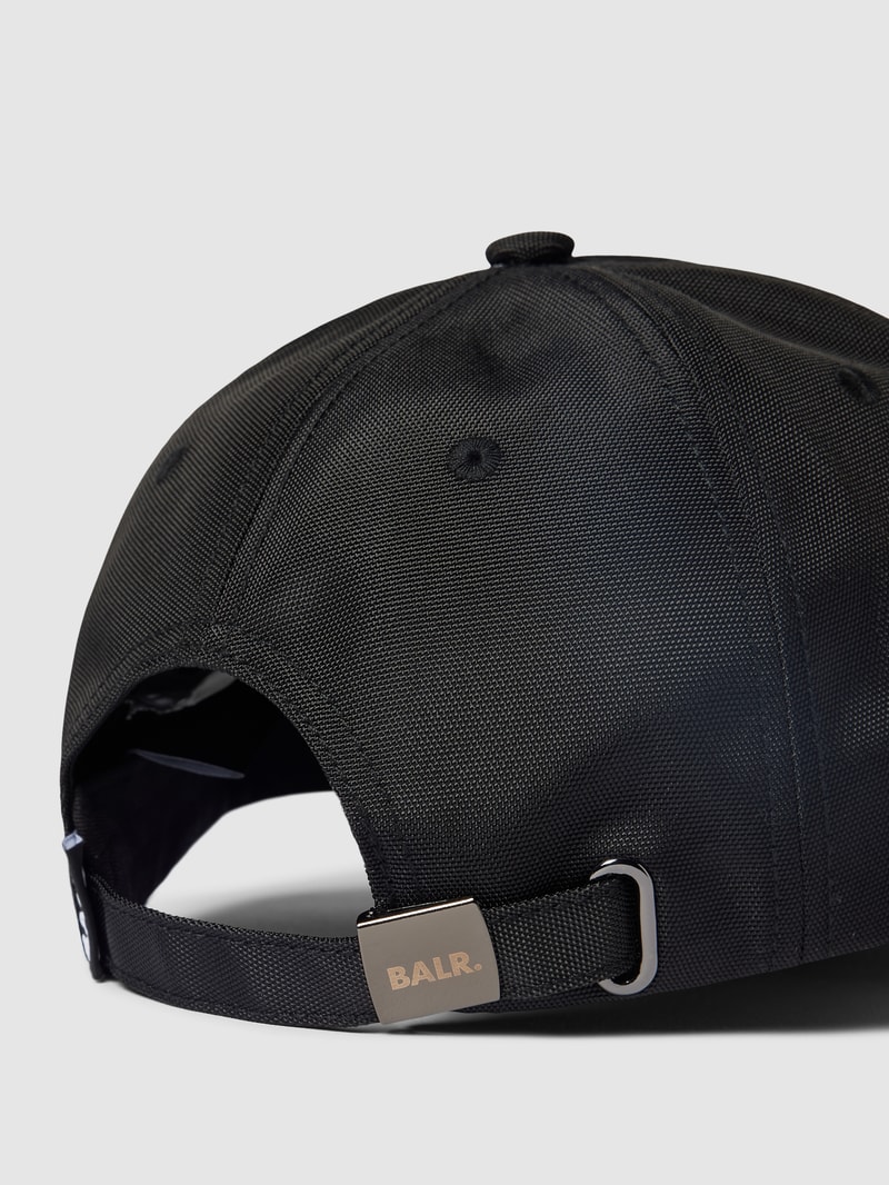 Basecap mit Label-Detail Modell 'Classic Hexagon Logo' in schwarz