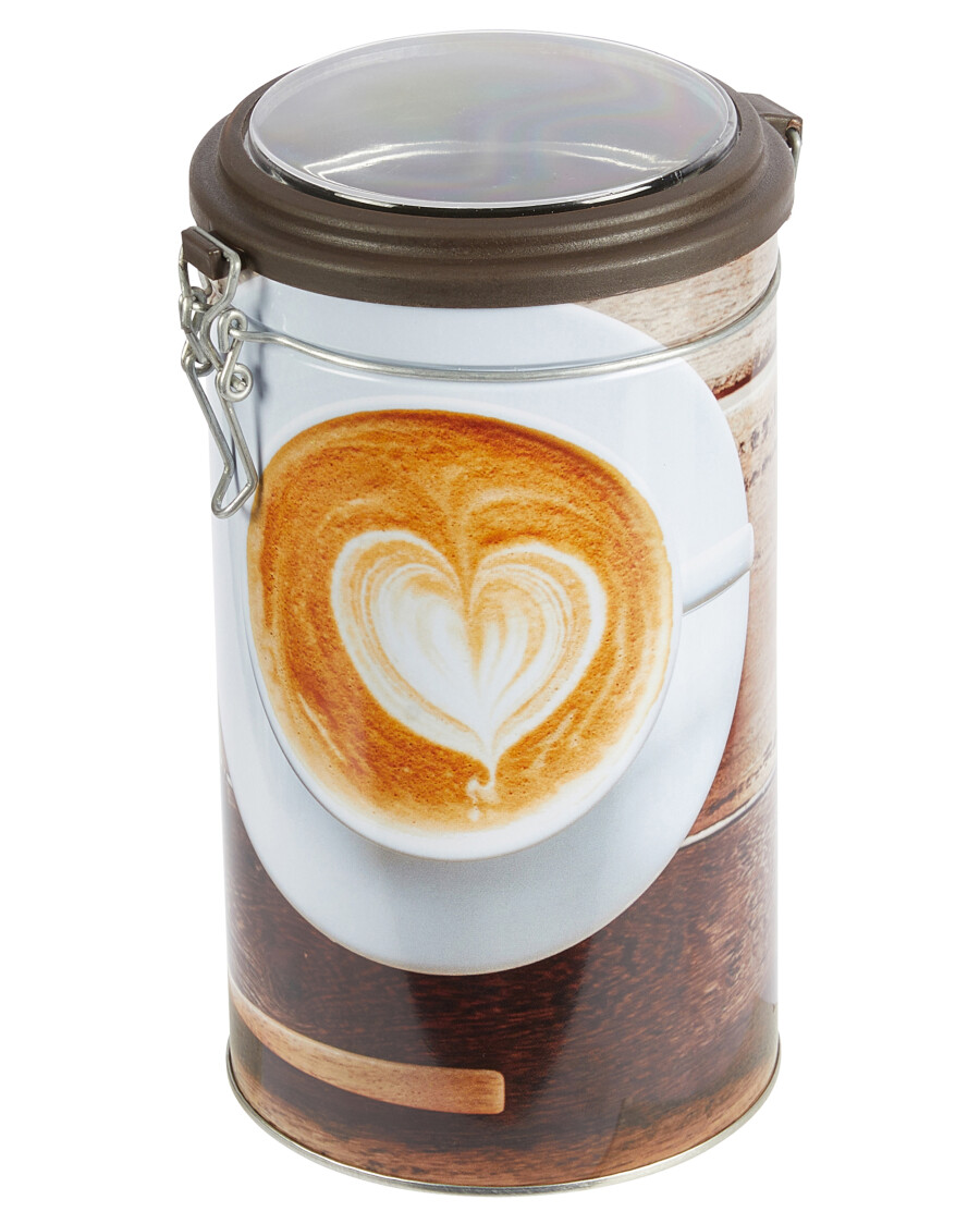 Kaffeedose aus Weißblech