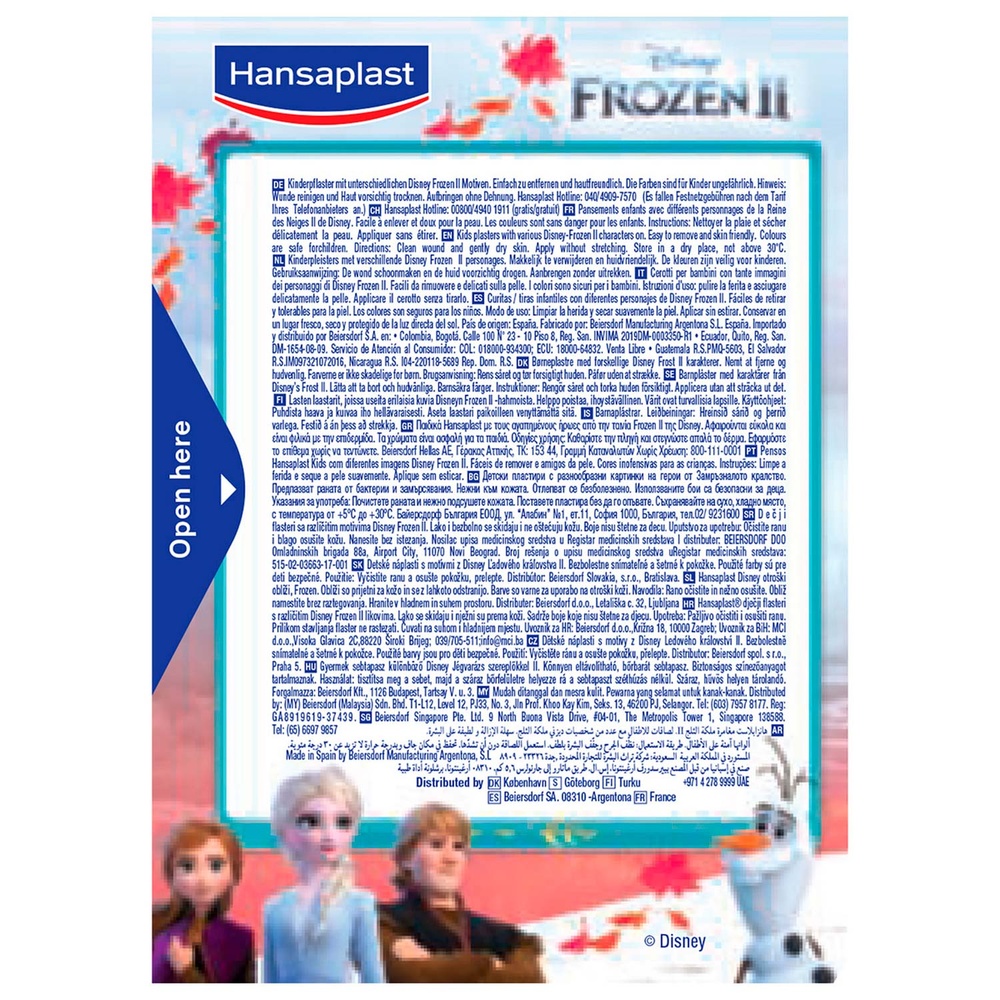 hansaplast Pansements Frozen (Disney) Bandage, pansement, sparadrap