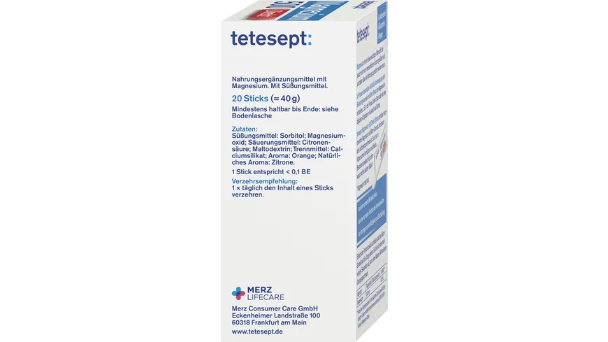 tetesept Magnesium 500 Direkt-Sticks