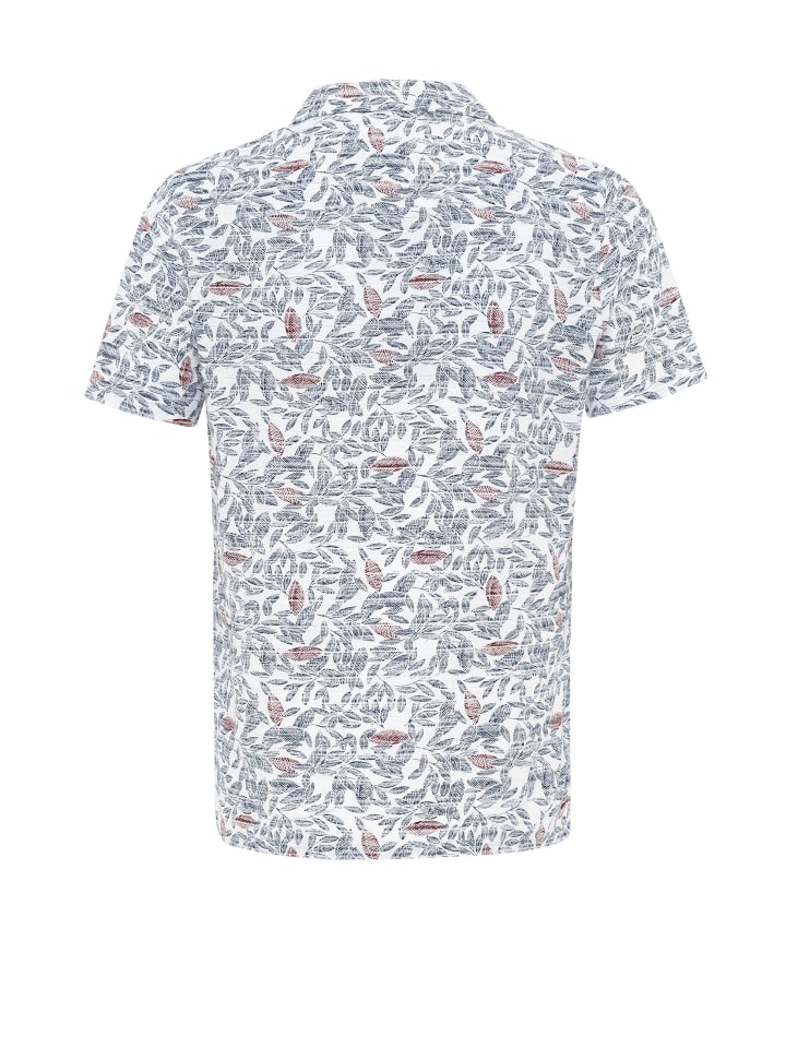 Felix Hardy Hemd in Weiss-Navy günstig kaufen