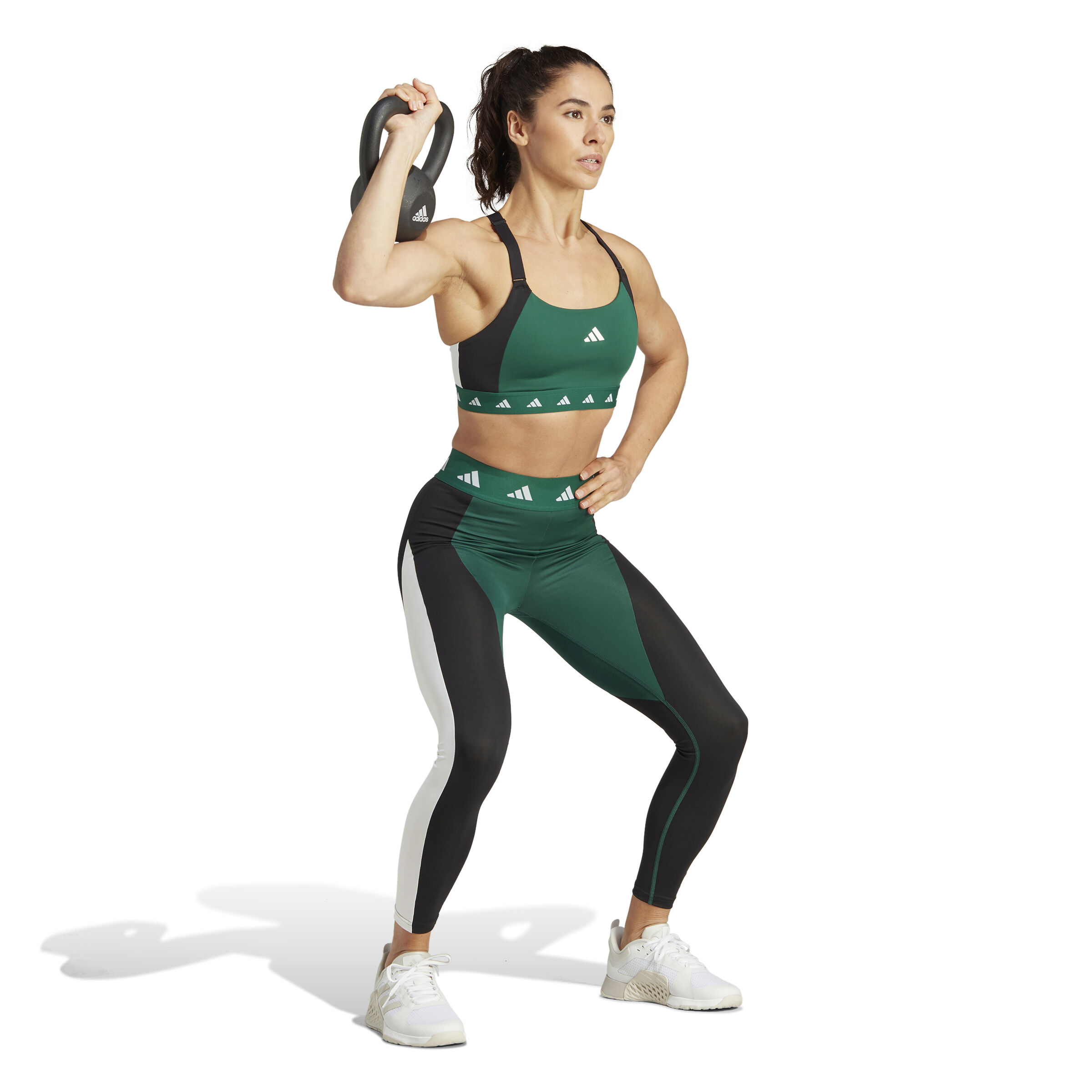 Tech-Fit Color Block 7/8 Tight Damen - Schwarz