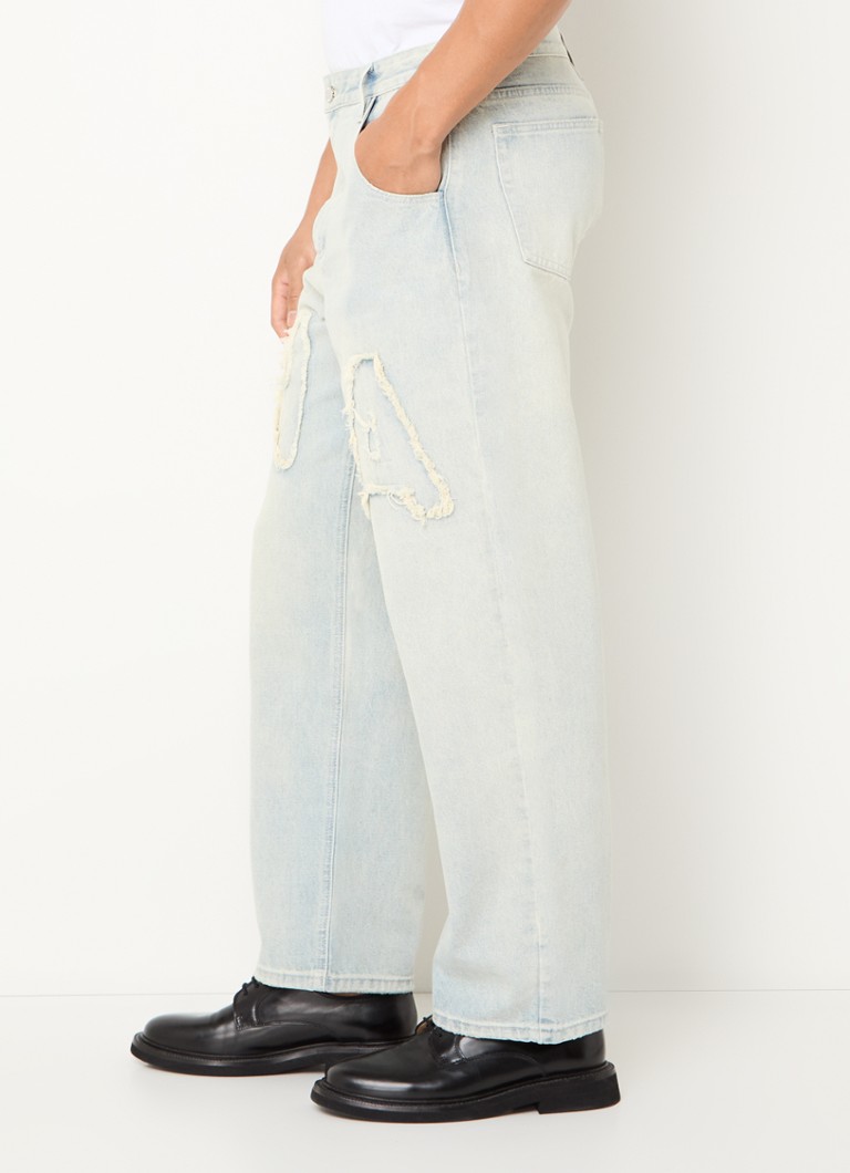 New Amsterdam Surf Association 252 jeans med rette ben og broderi